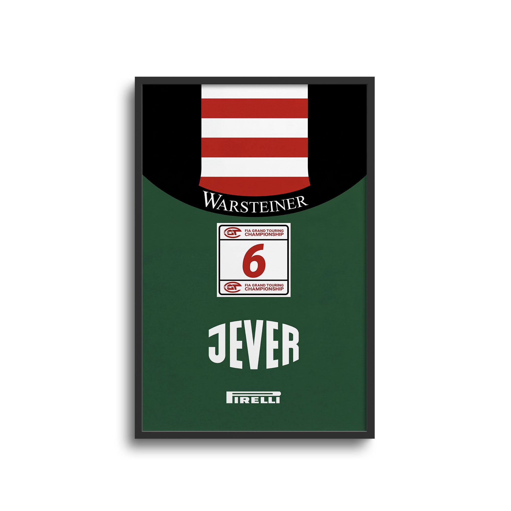 911 GT1 Poster – Zakspeed FIA GT 1998 Classic Racing Art Print