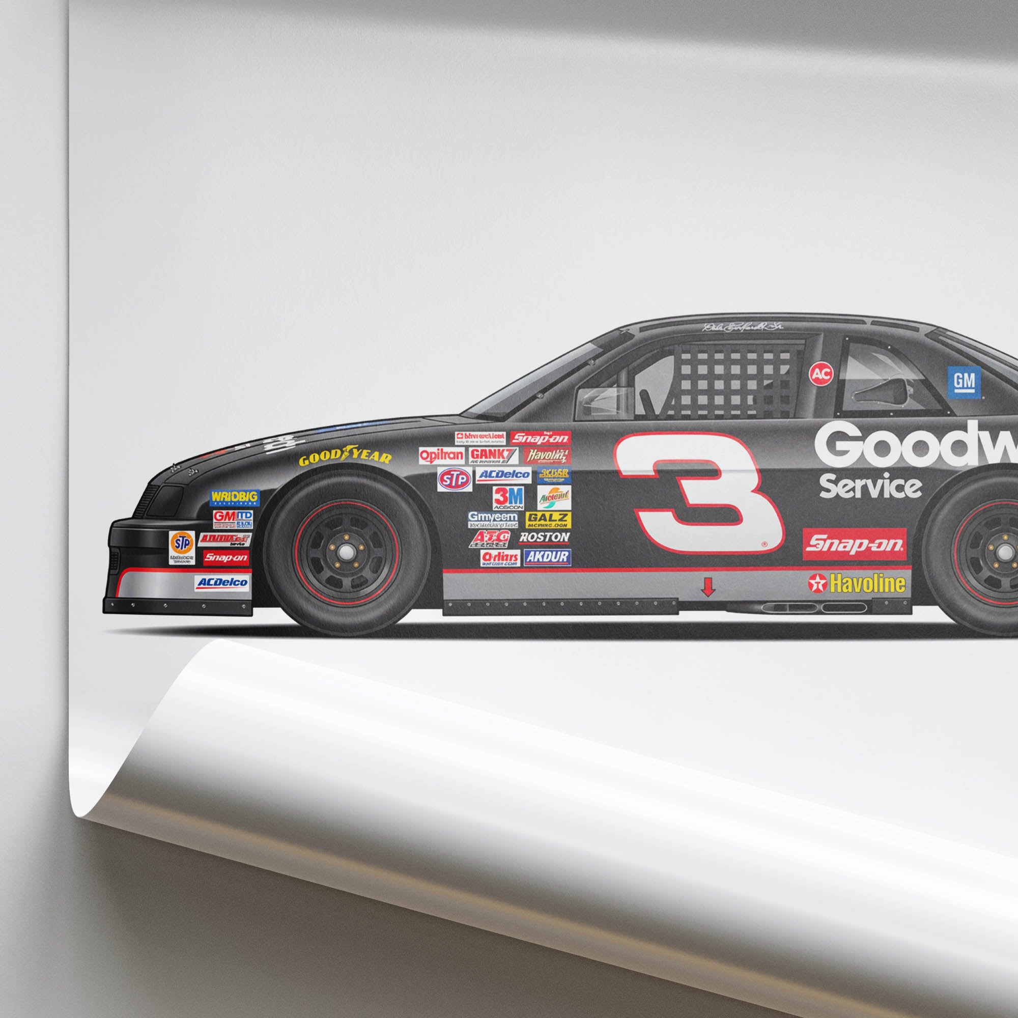 1994 Chevrolet Lumina Dale Earnhardt Sr – Car Print (Side)