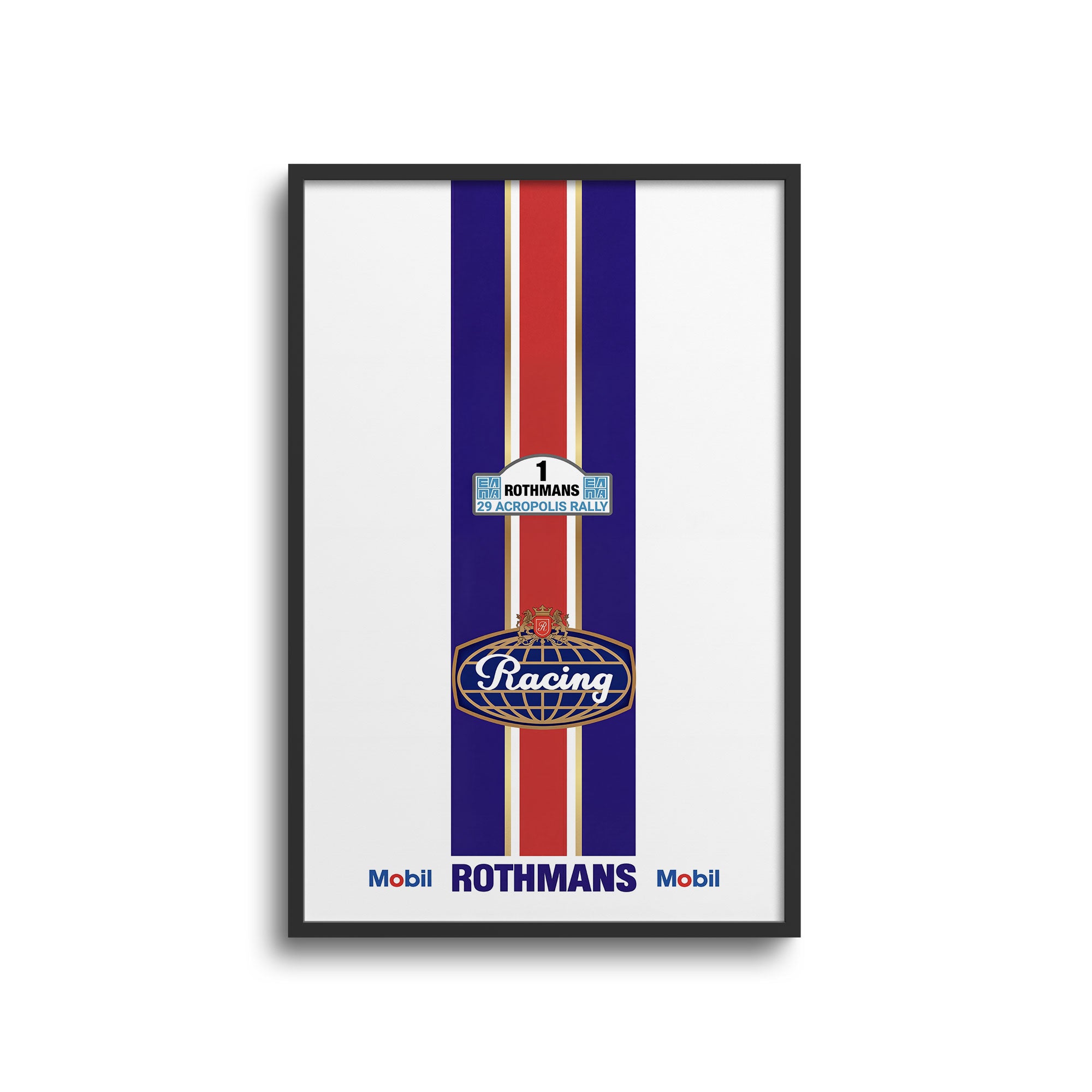 Ascona 400 Rally Poster – Walter Röhrl 1982 Rally Champion Vintage Print