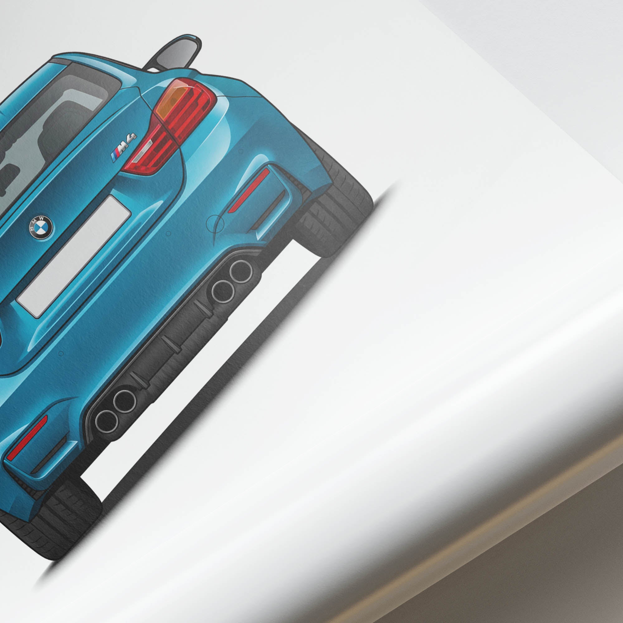 2015 BMW M4 Coupe F82 Yas Marina – Car Print