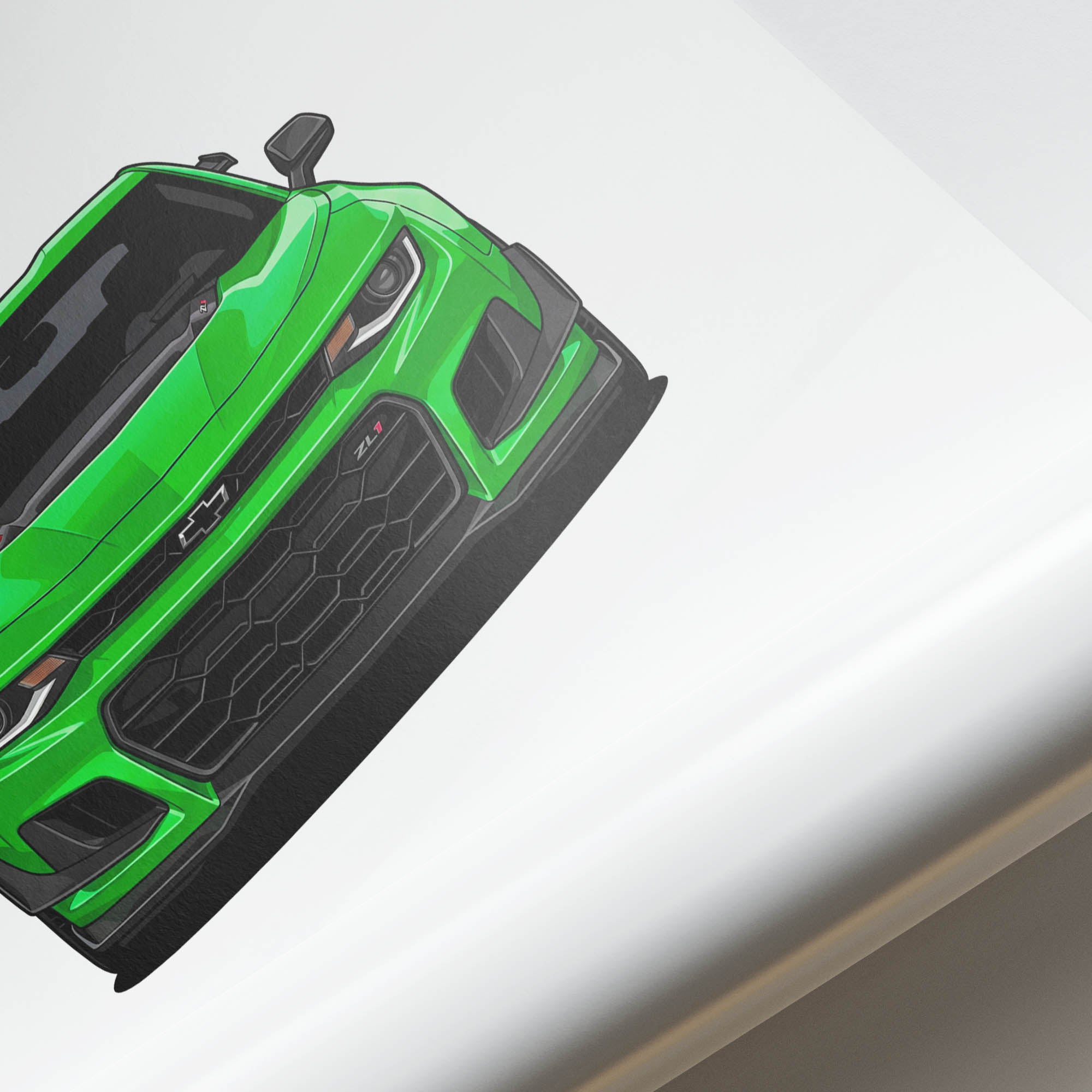 2017 Chevrolet Camaro ZL1 1LE Krypton – Car Print