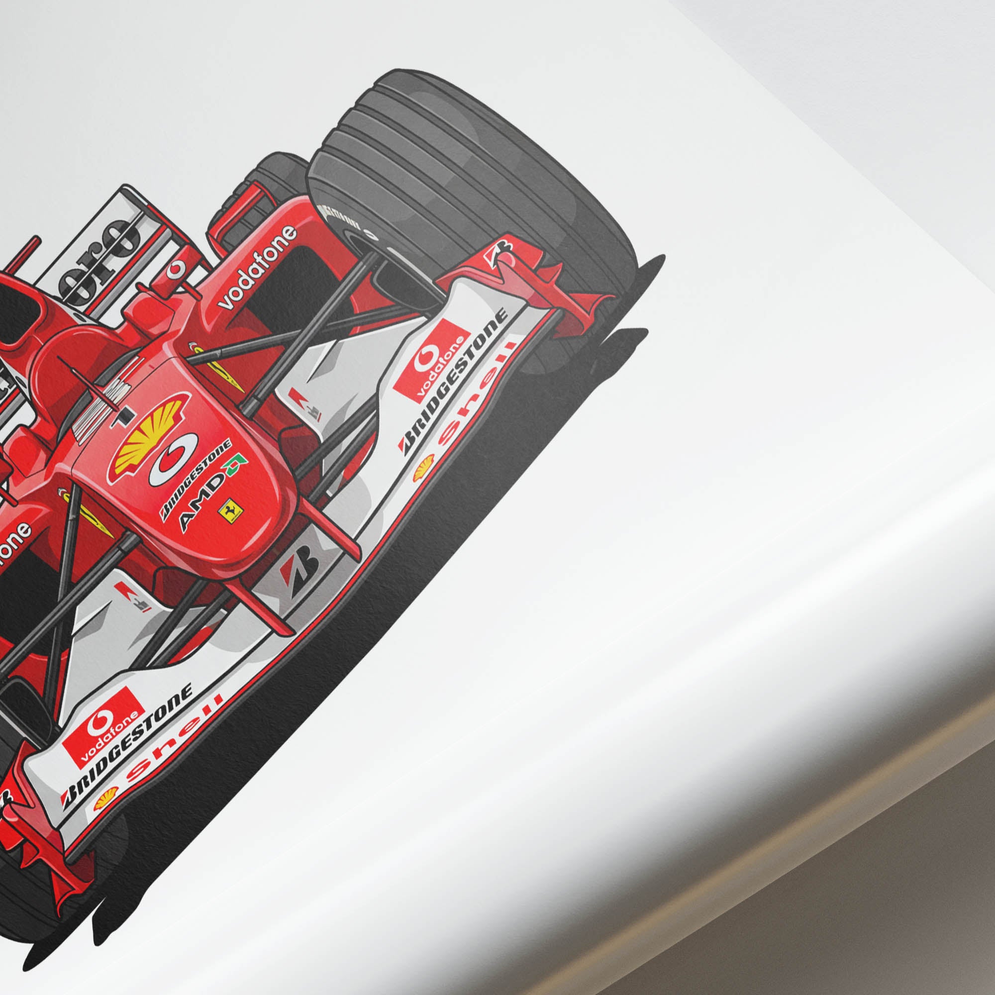 2002 Ferrari F2002 Michael Schumacher – Car Print