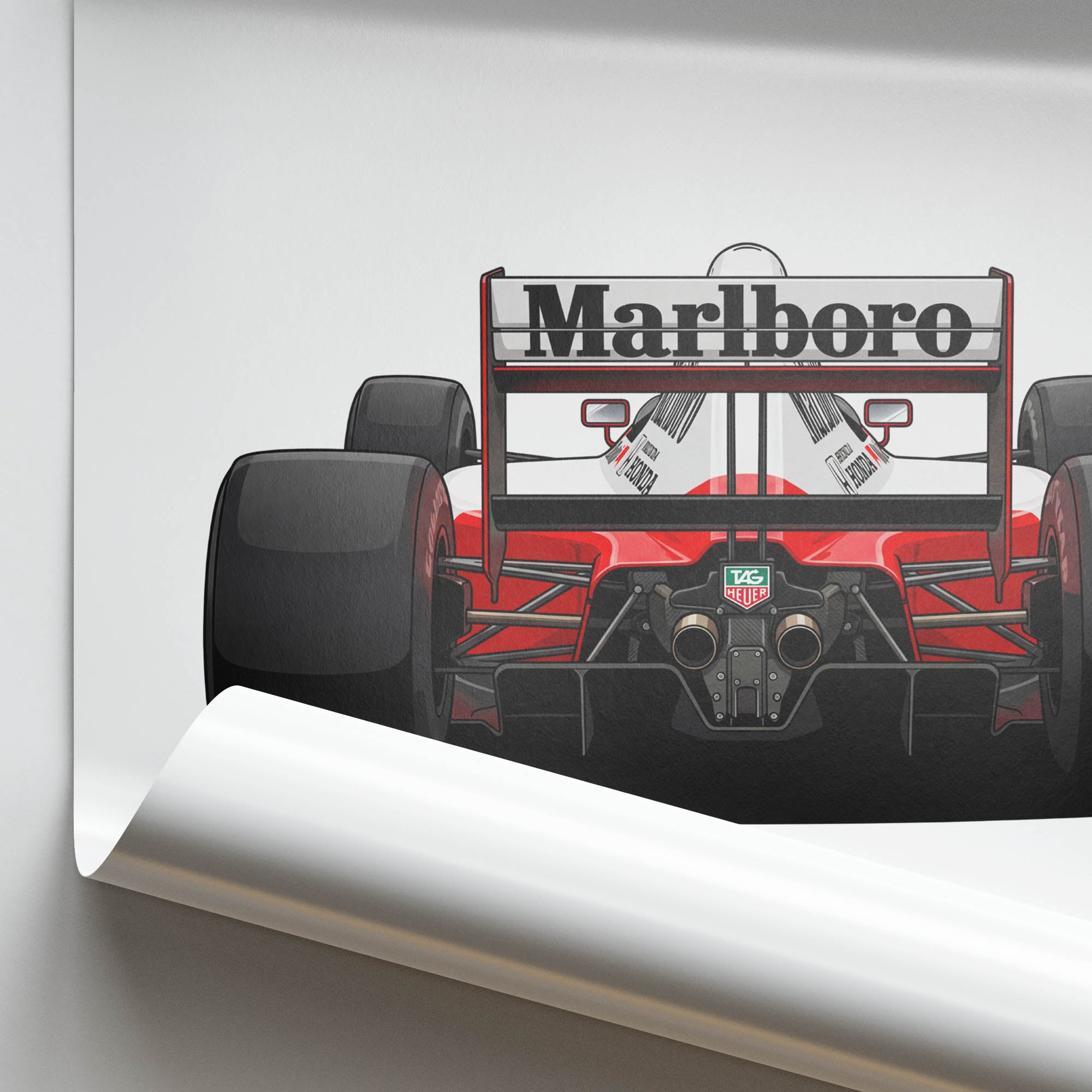 1991 McLaren MP4 6 Ayrton Senna – Car Print