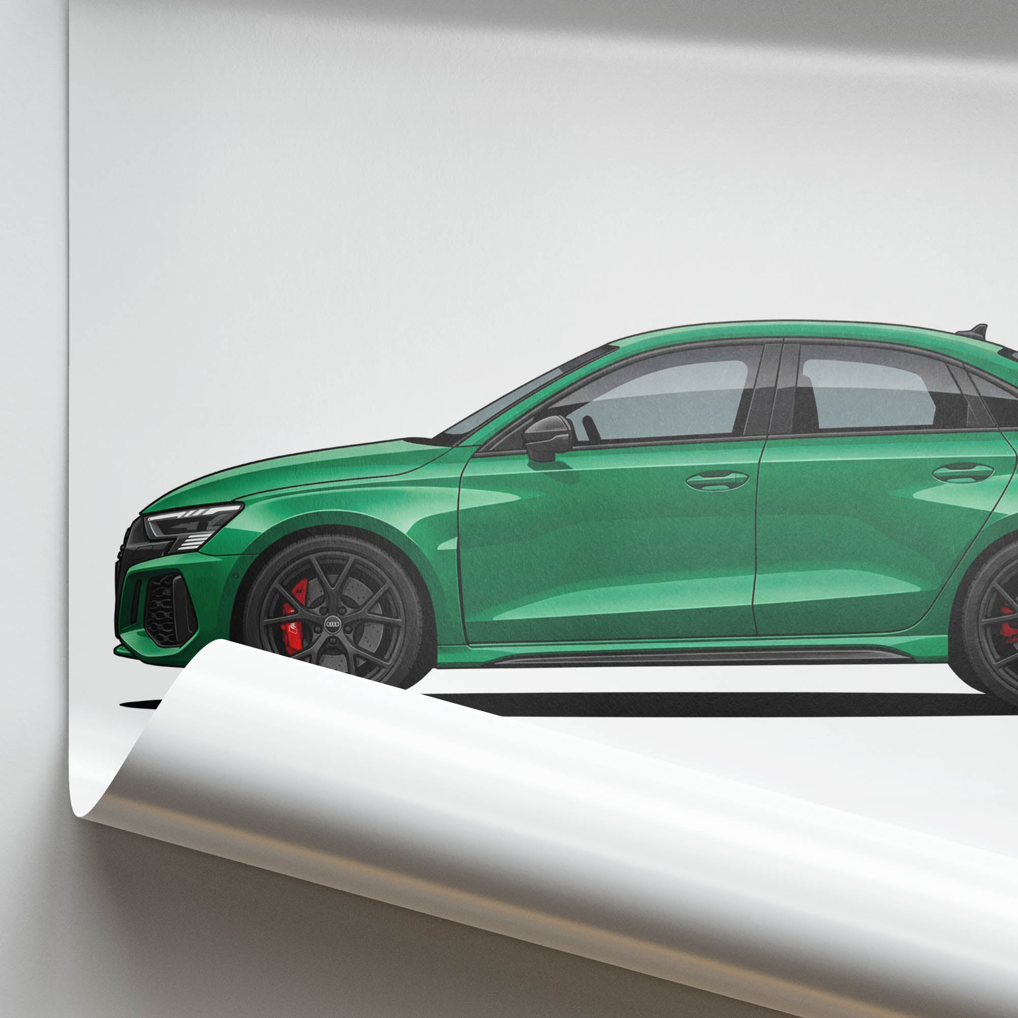 2022 Audi RS3 Sedan 8Y Kyalami – Car Print (Side)