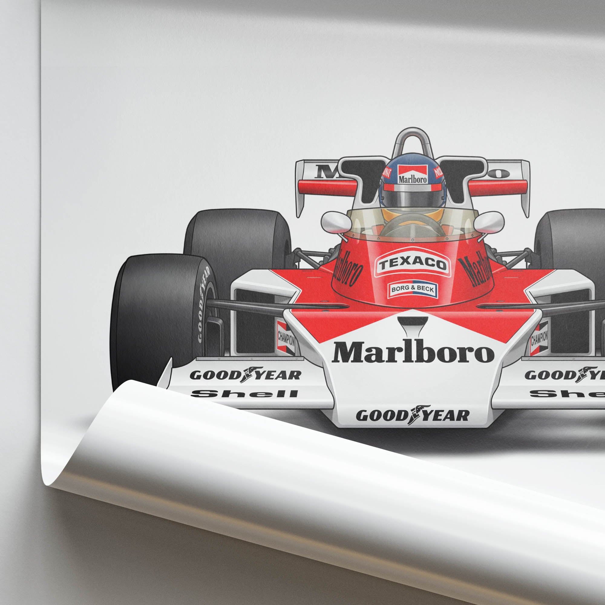 1976 McLaren M23 James Hunt – Car Print