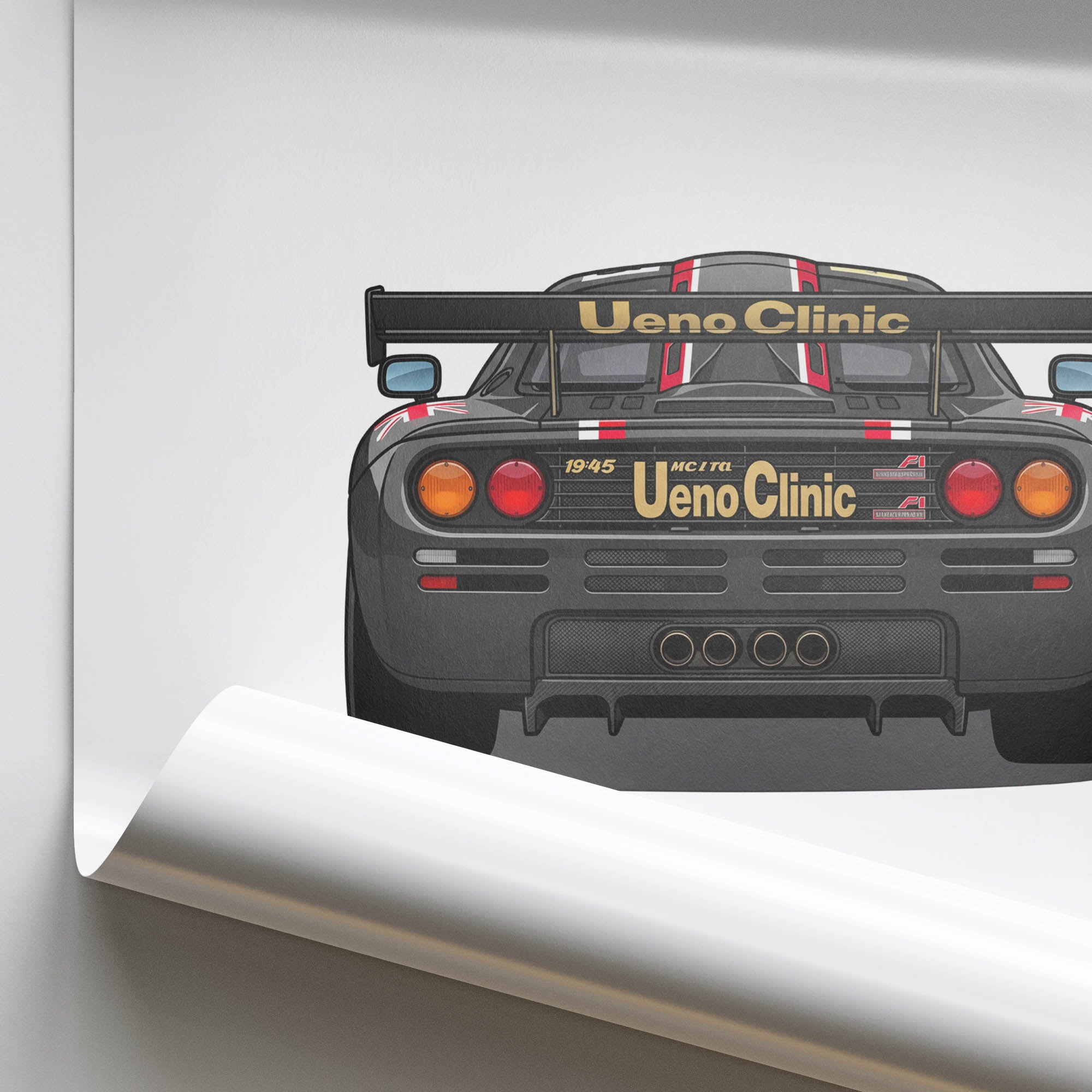 1995 McLaren GTR Short Tail Ueno Clinic – Car Print