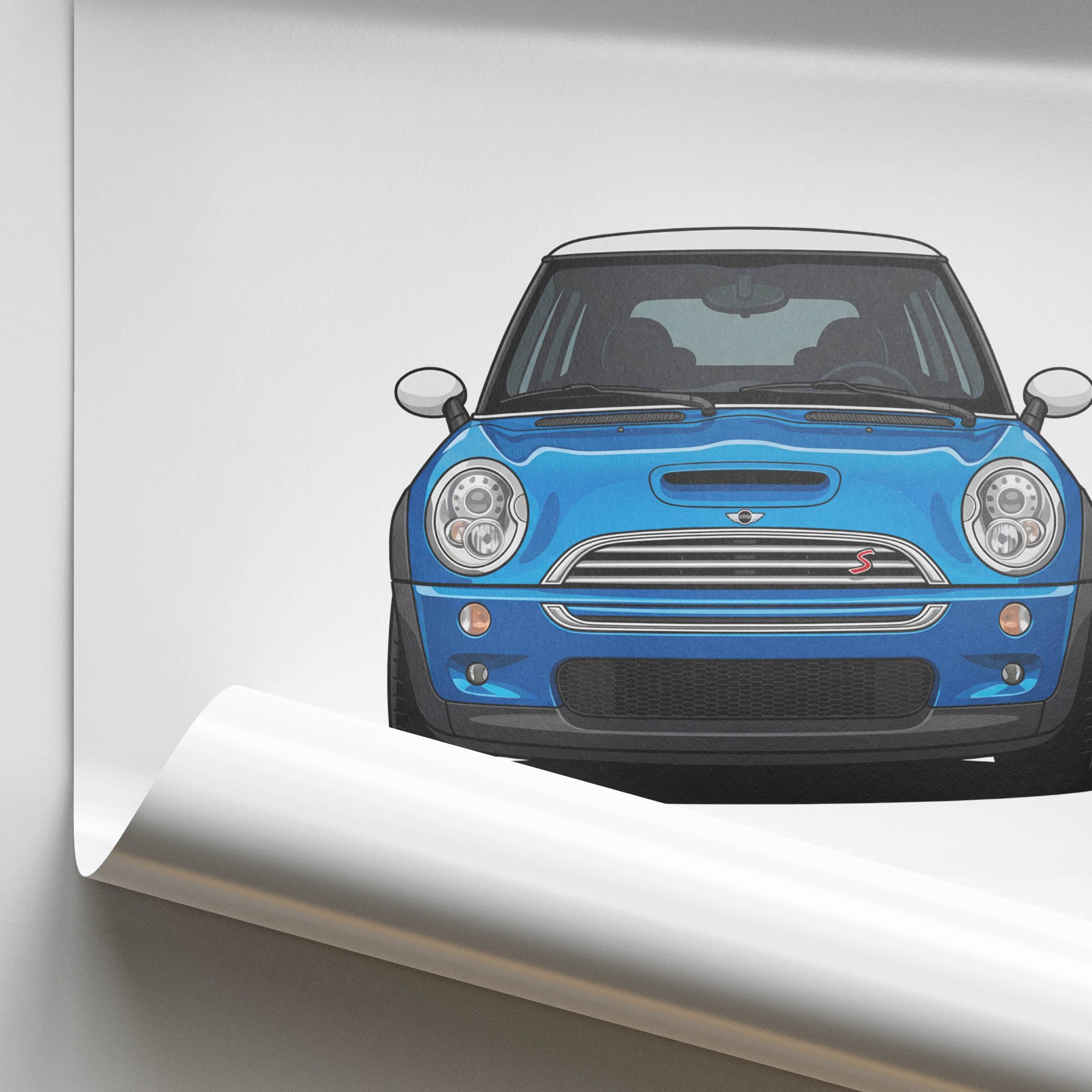 2002 Mini Cooper S R53 Electric – Car Print