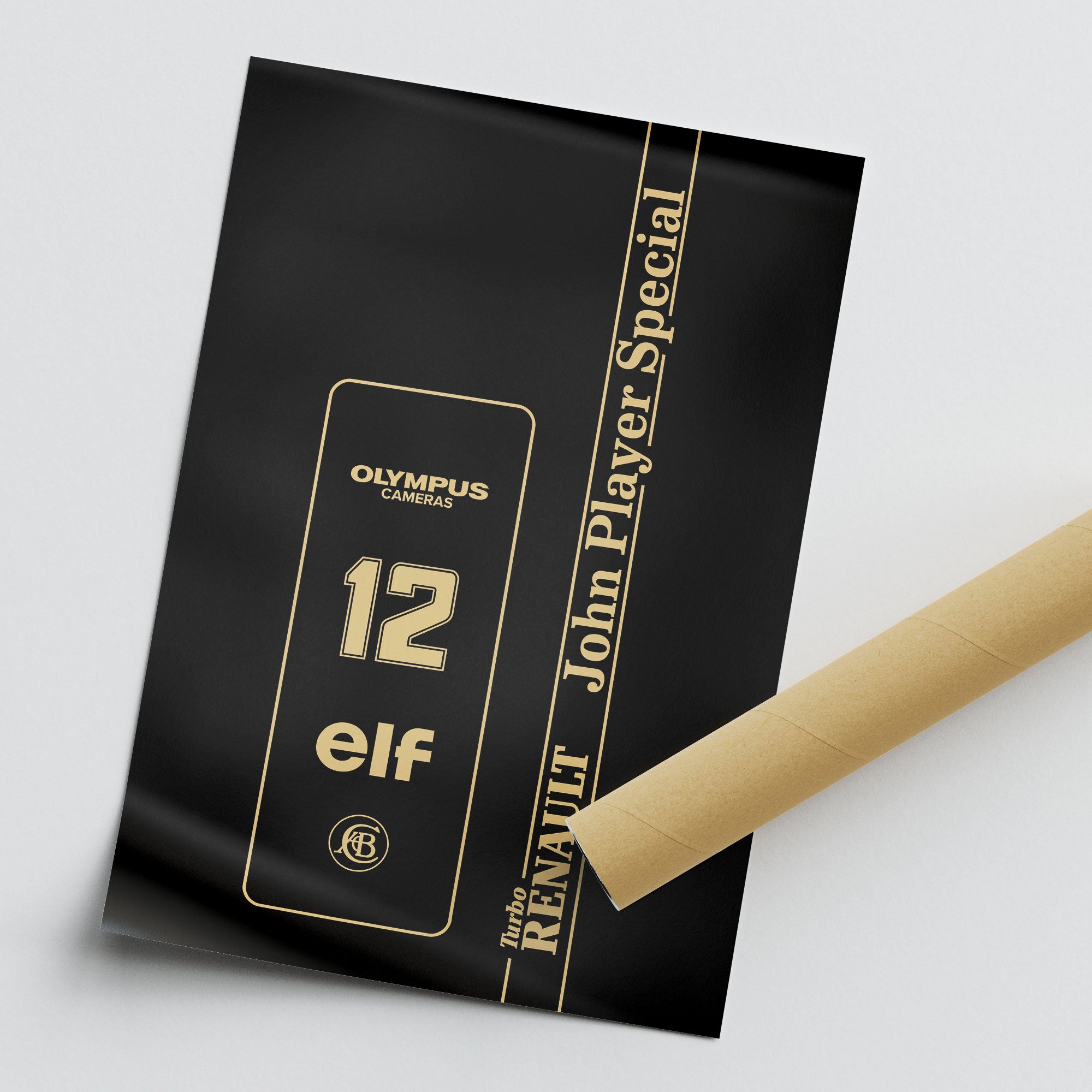 Lotus Senna F1 Poster – Ayrton Senna Lotus 97T 98T Formula 1 Wall Art