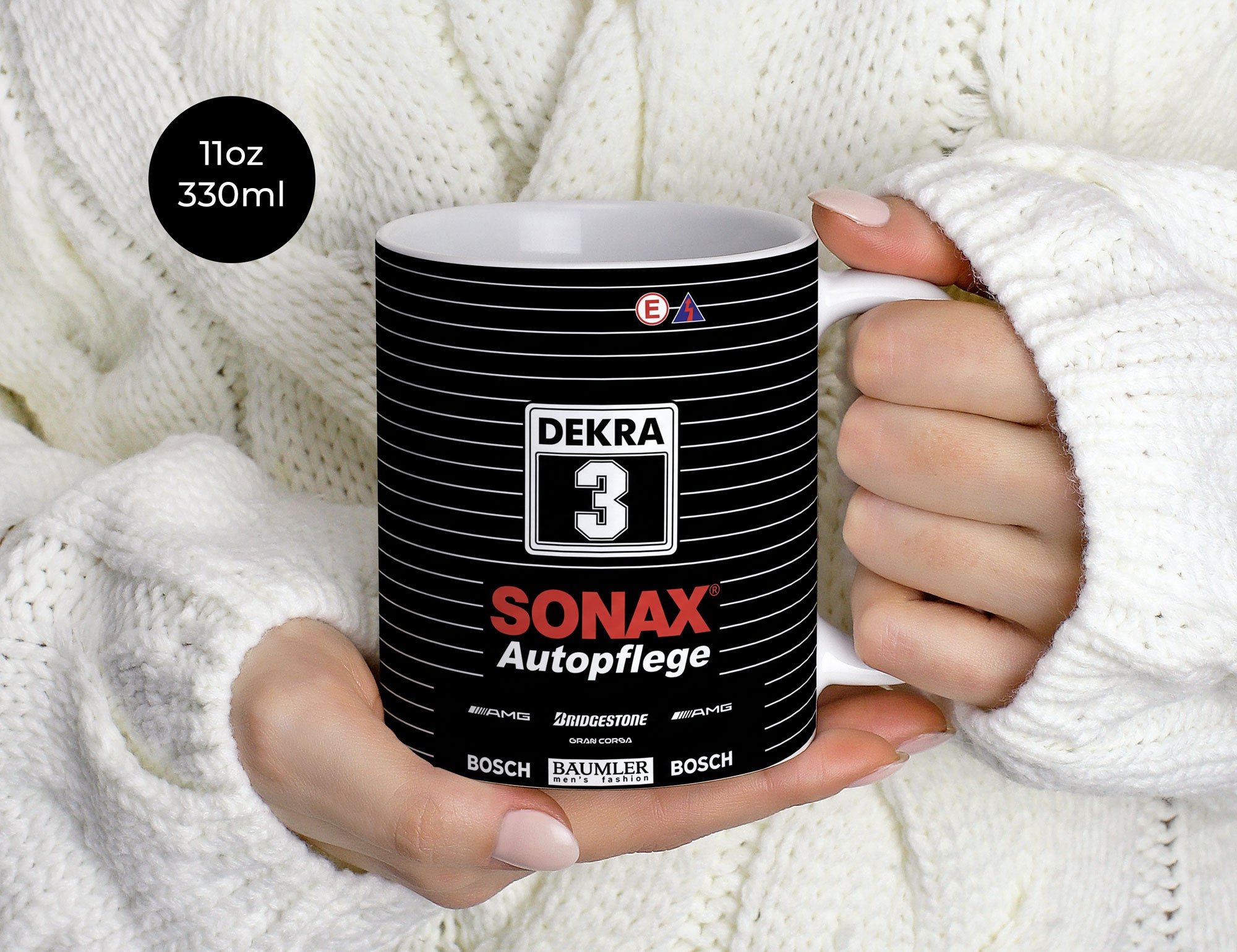 190E Evo II Mug – DTM Champion 1992 Ceramic Racing Cup by Gran Corsa