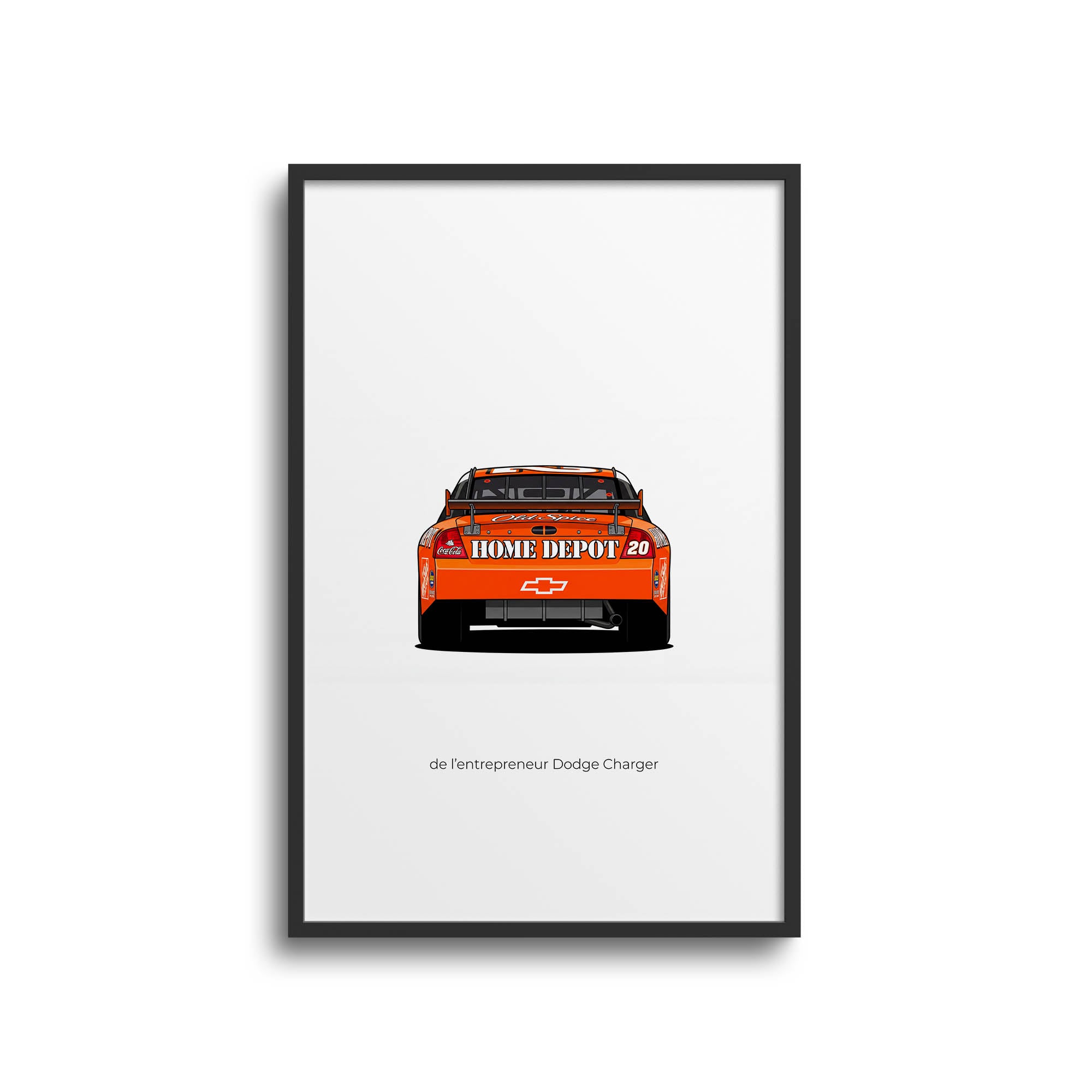 2005 De L Entrepreneur Dodge Charger Tony – Car Print