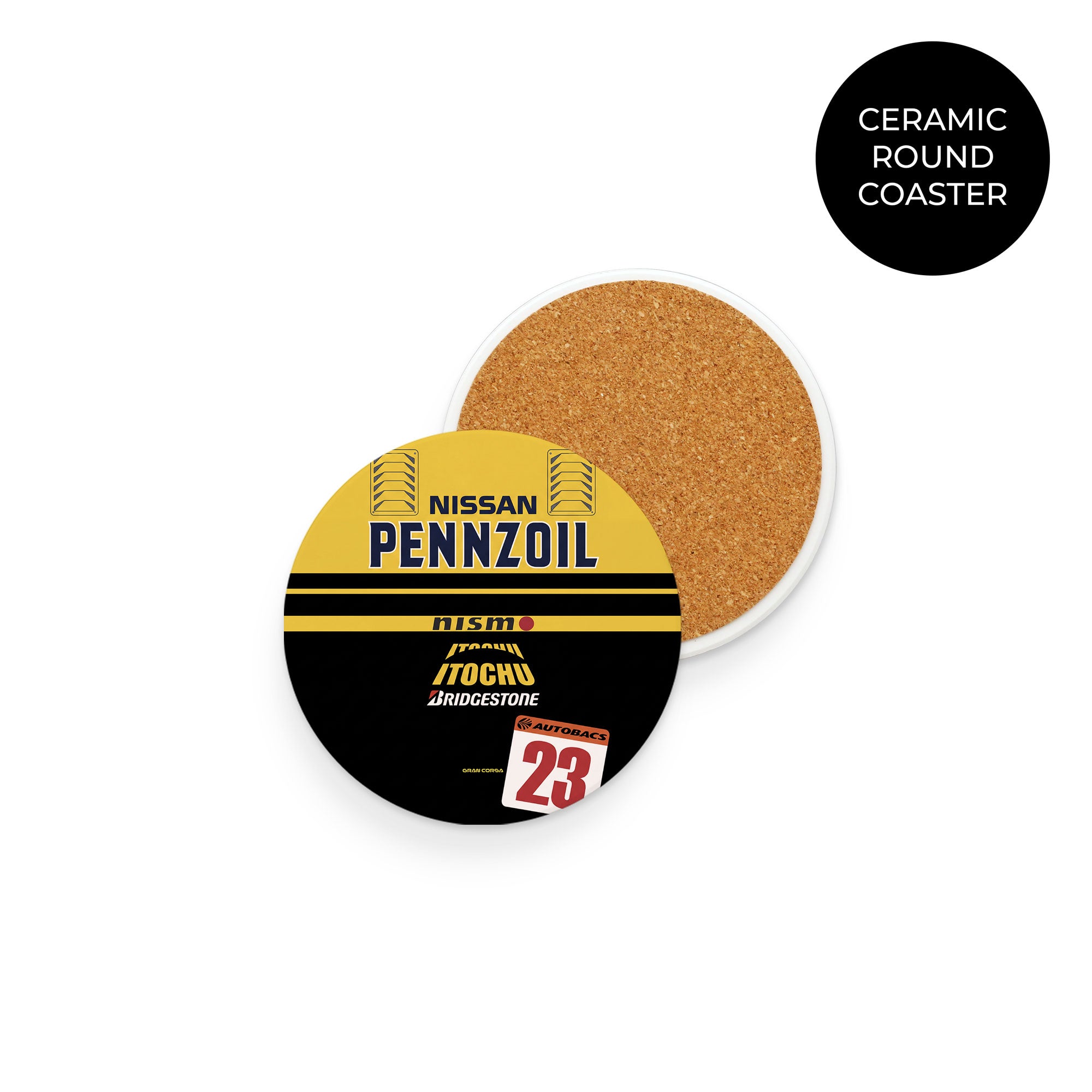 Nissan Skyline Coaster – 1999 R34 GT R NISMO PENNZOIL JGTC Race Car Drinkware