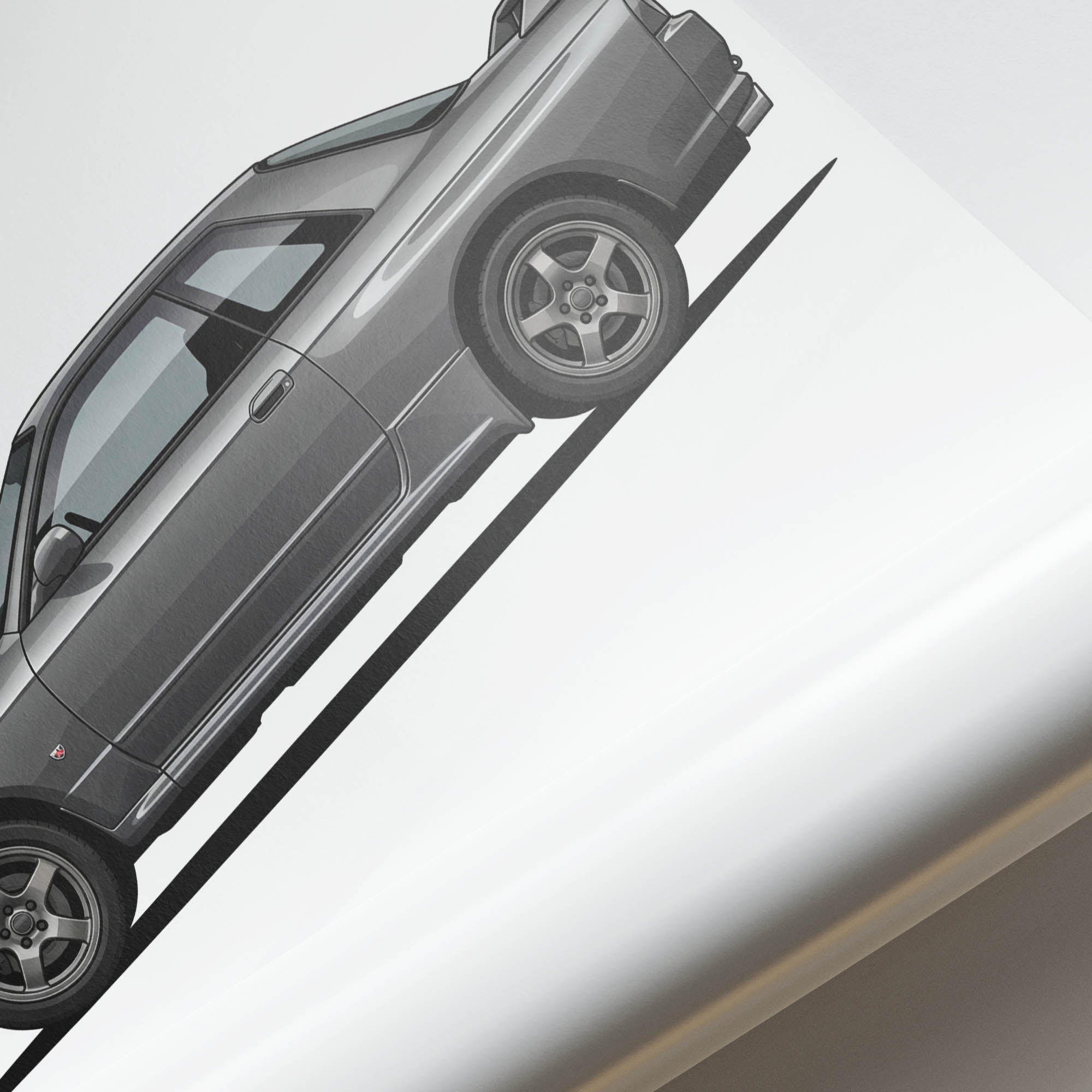 1989 Nissan Skyline GT R R32 Gun – Car Print