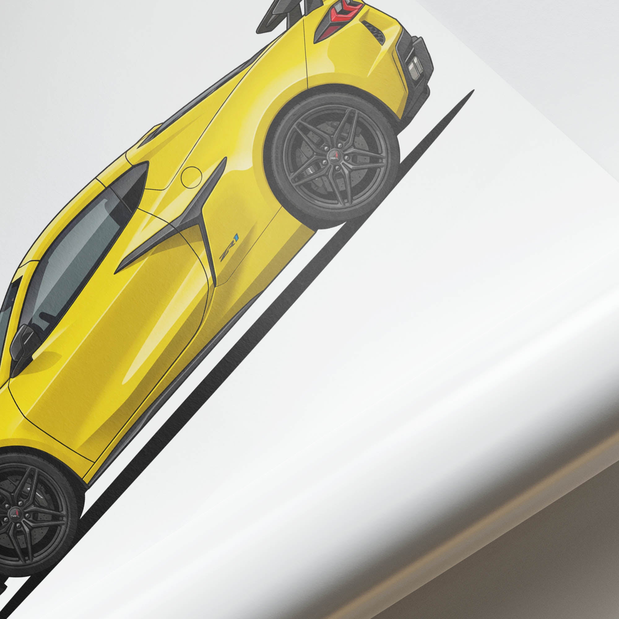 2025 Chevrolet Corvette ZR1 C8 – Car Print (Side)