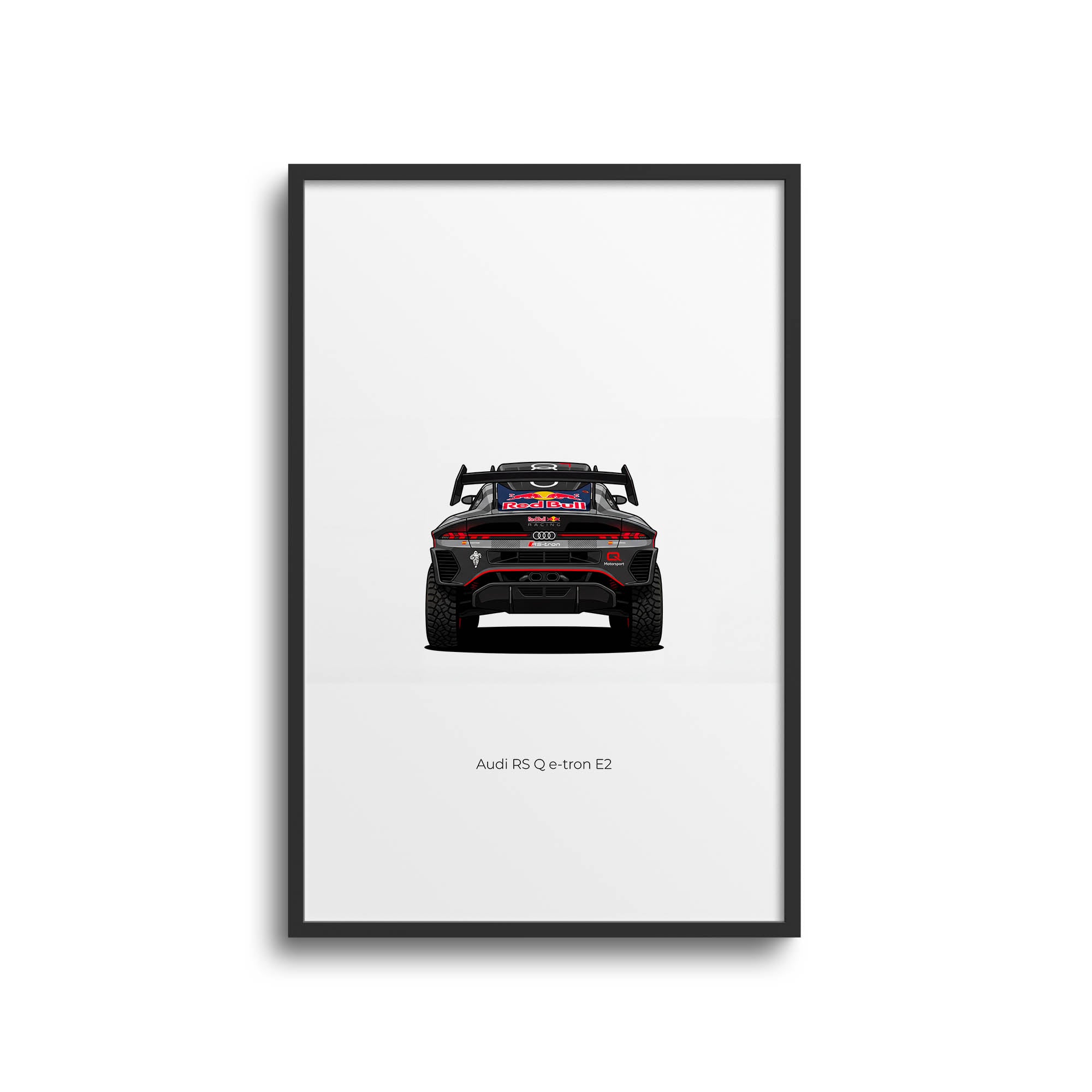 Audi RS Q e-tron Poster – 2024 Dakar Rally Carlos Sainz Winner Rally Car Livery