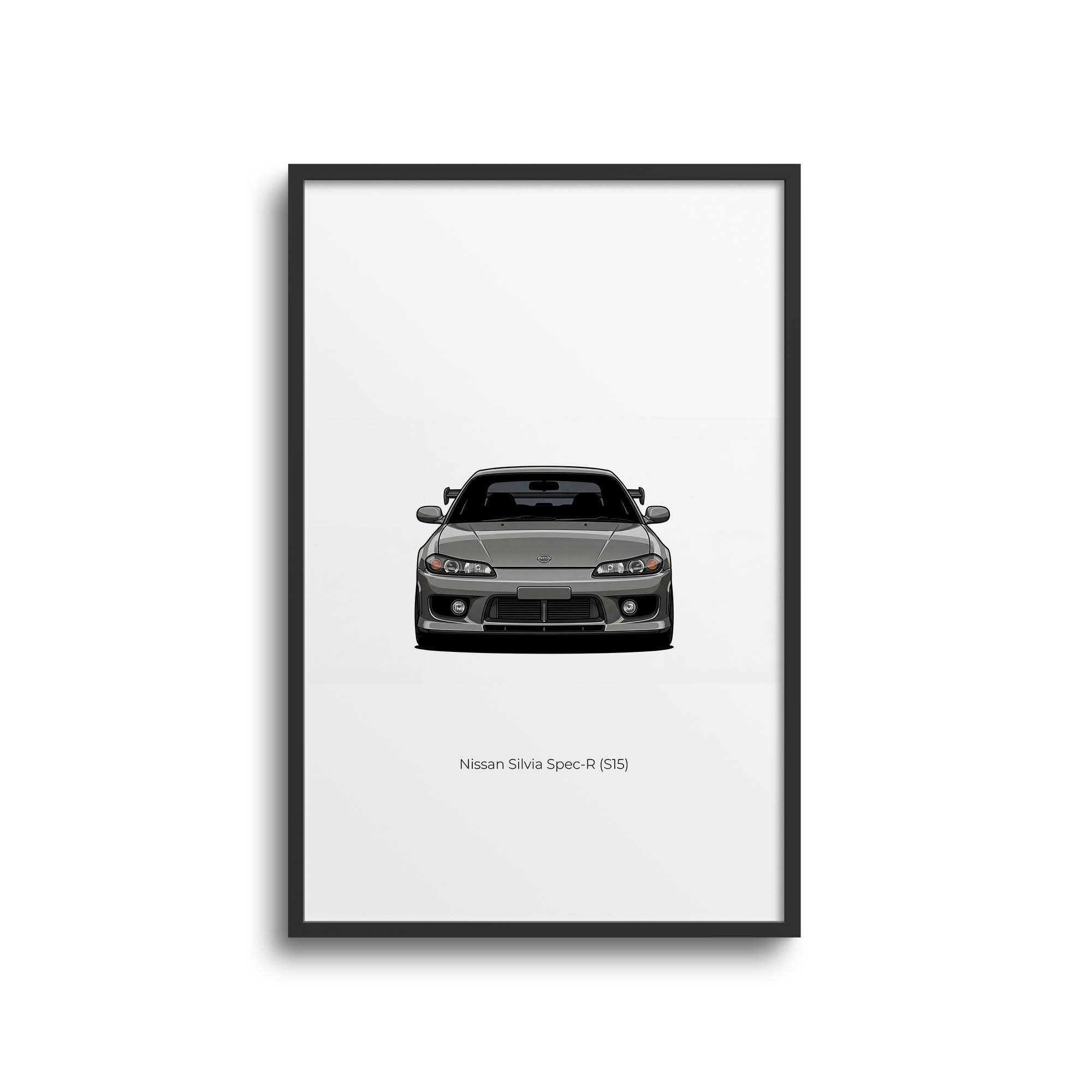1999 Nissan Silvia Spec R S15 Pewter – Car Print