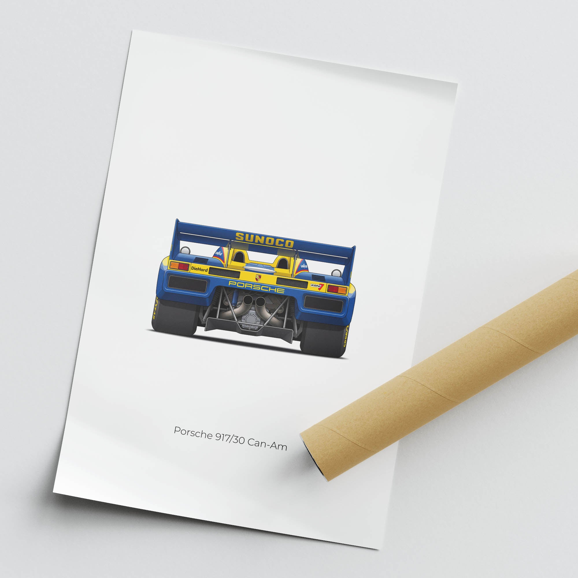 1973 Porsche 917 30 Can Am Sunoco – Car Print