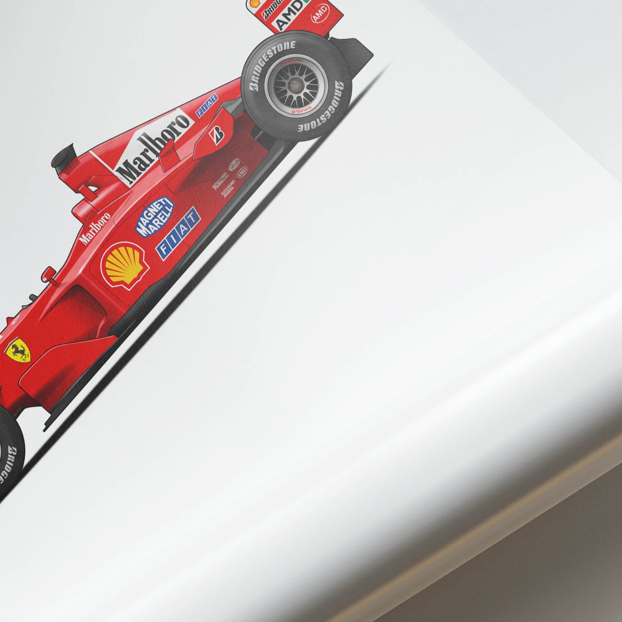 2001 Ferrari F2001 Michael Schumacher – Car Print