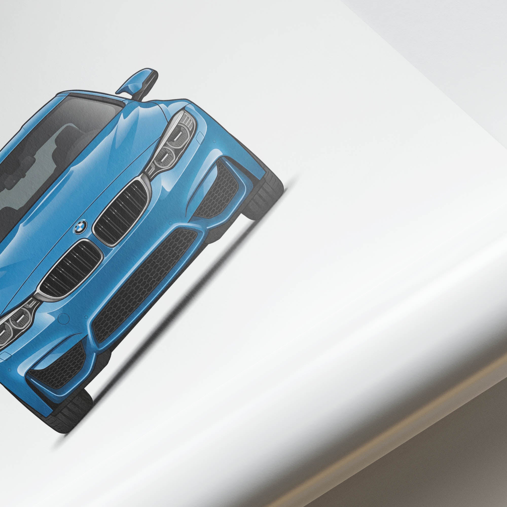 2015 BMW M4 Coupe F82 Yas Marina – Car Print