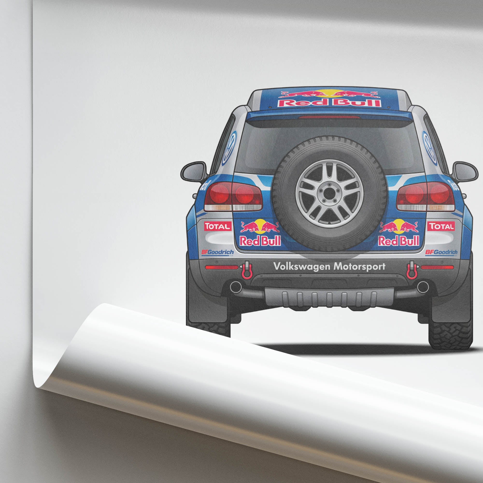 2011 Volkswagen Race Touareg 3 Nasser – Car Print