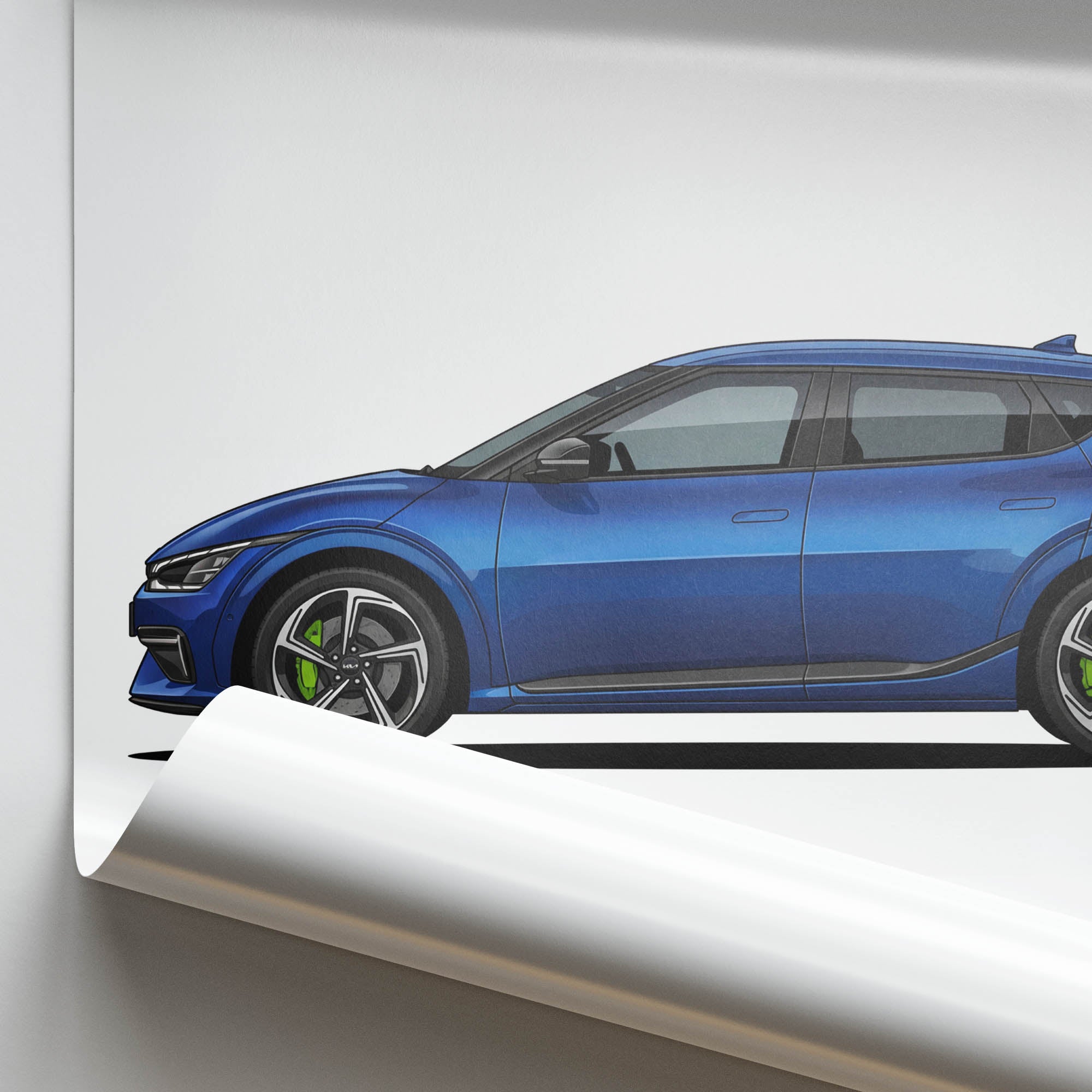 2023 Kia EV6 GT Yacht – Car Print