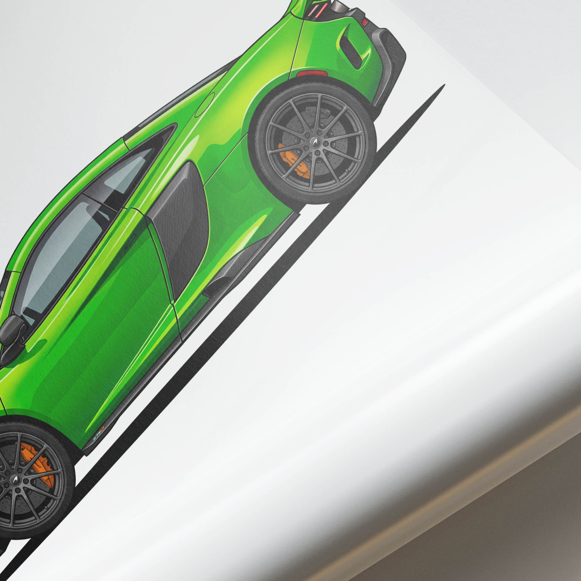2015 McLaren 675LT Napier – Car Print (Side)