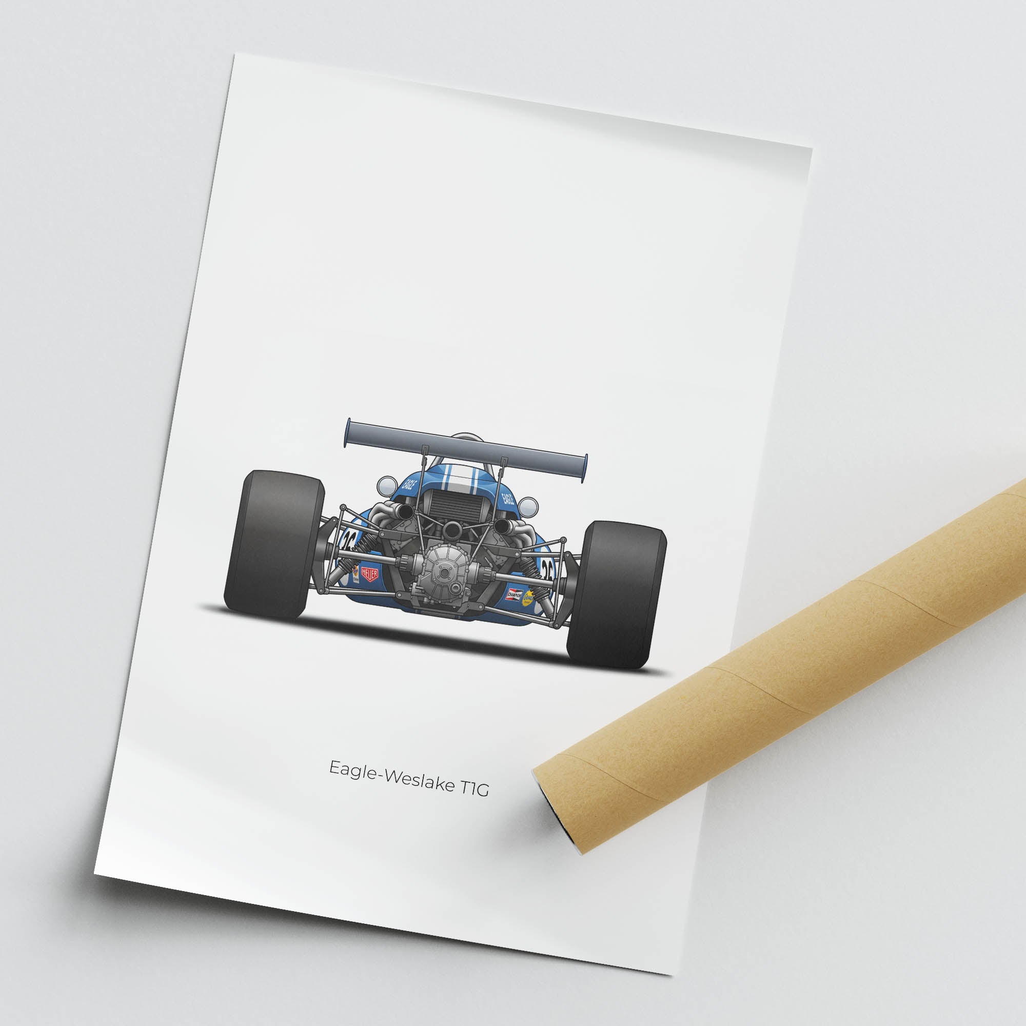 1967 Eagle Weslake T1G Dan Gurney – Car Print