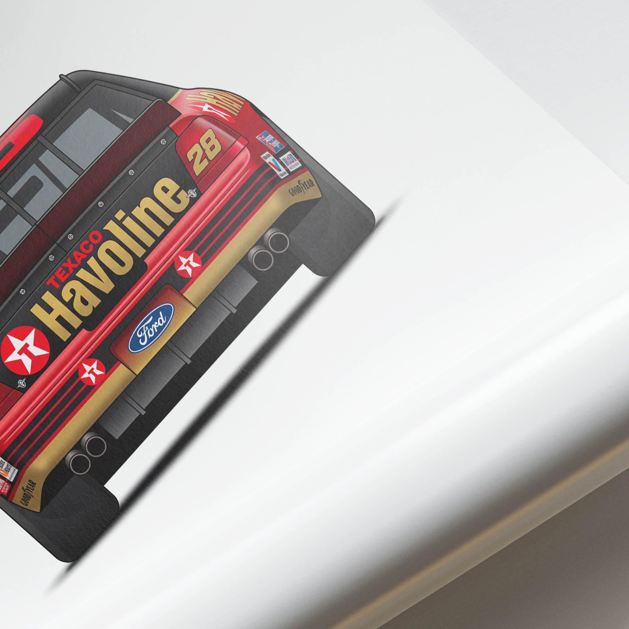 1992 Ford Thunderbird Davey Allison Texaco – Car Print