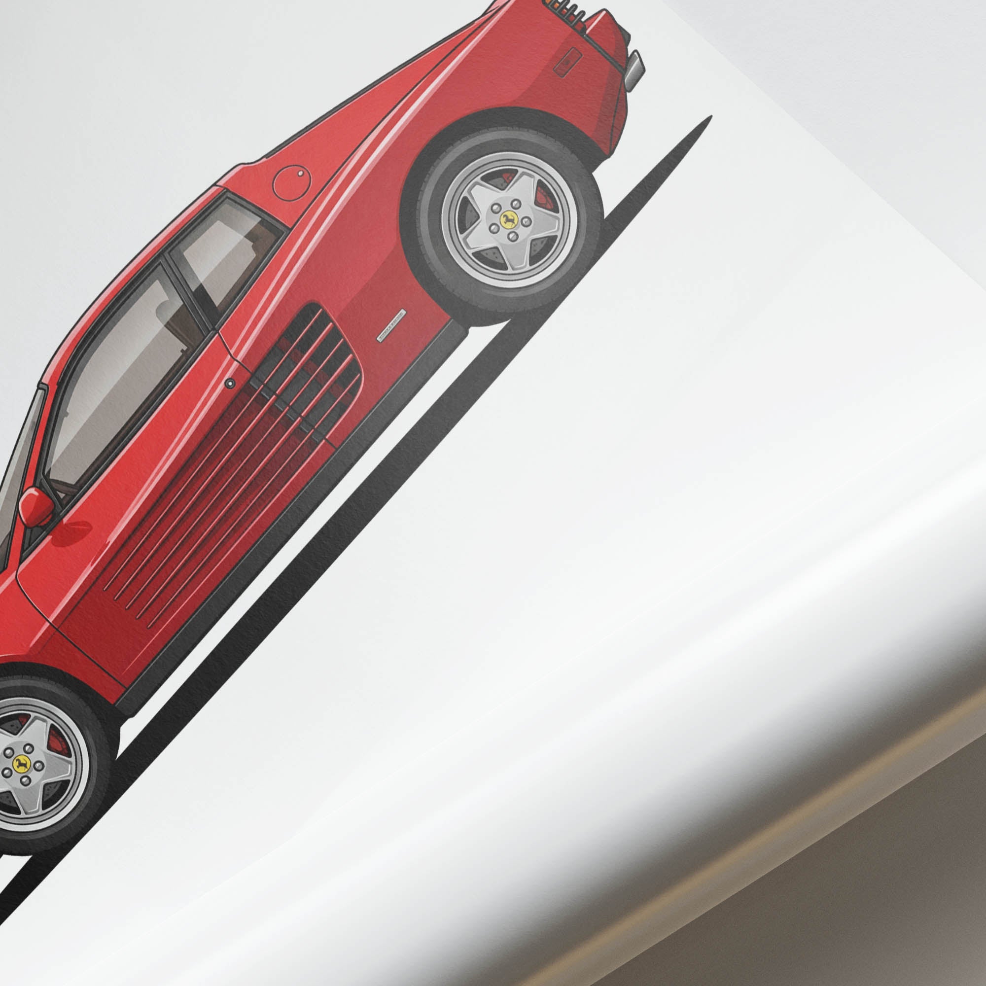 1986 Ferrari Testarossa – Car Print