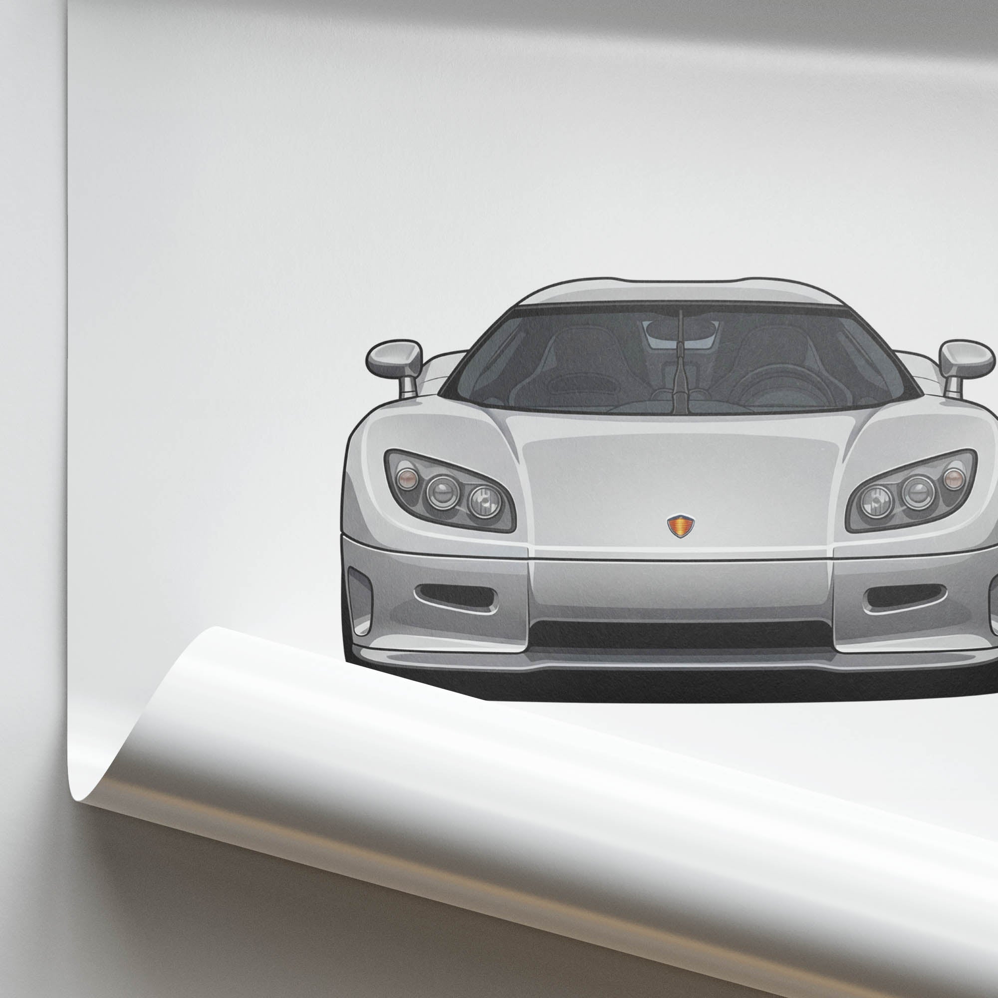 2002 Koenigsegg CC8S – Car Print (Front)