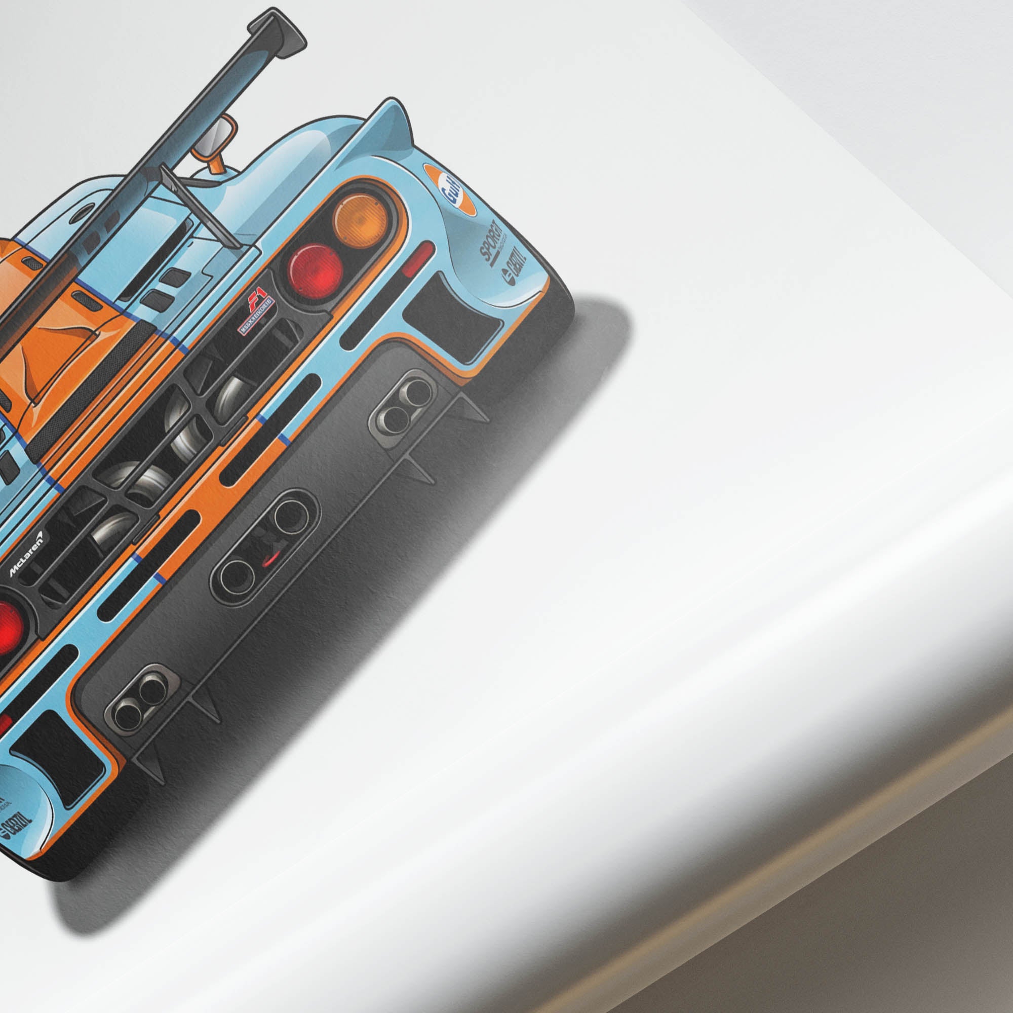 1997 McLaren GTR Longtail – Car Print