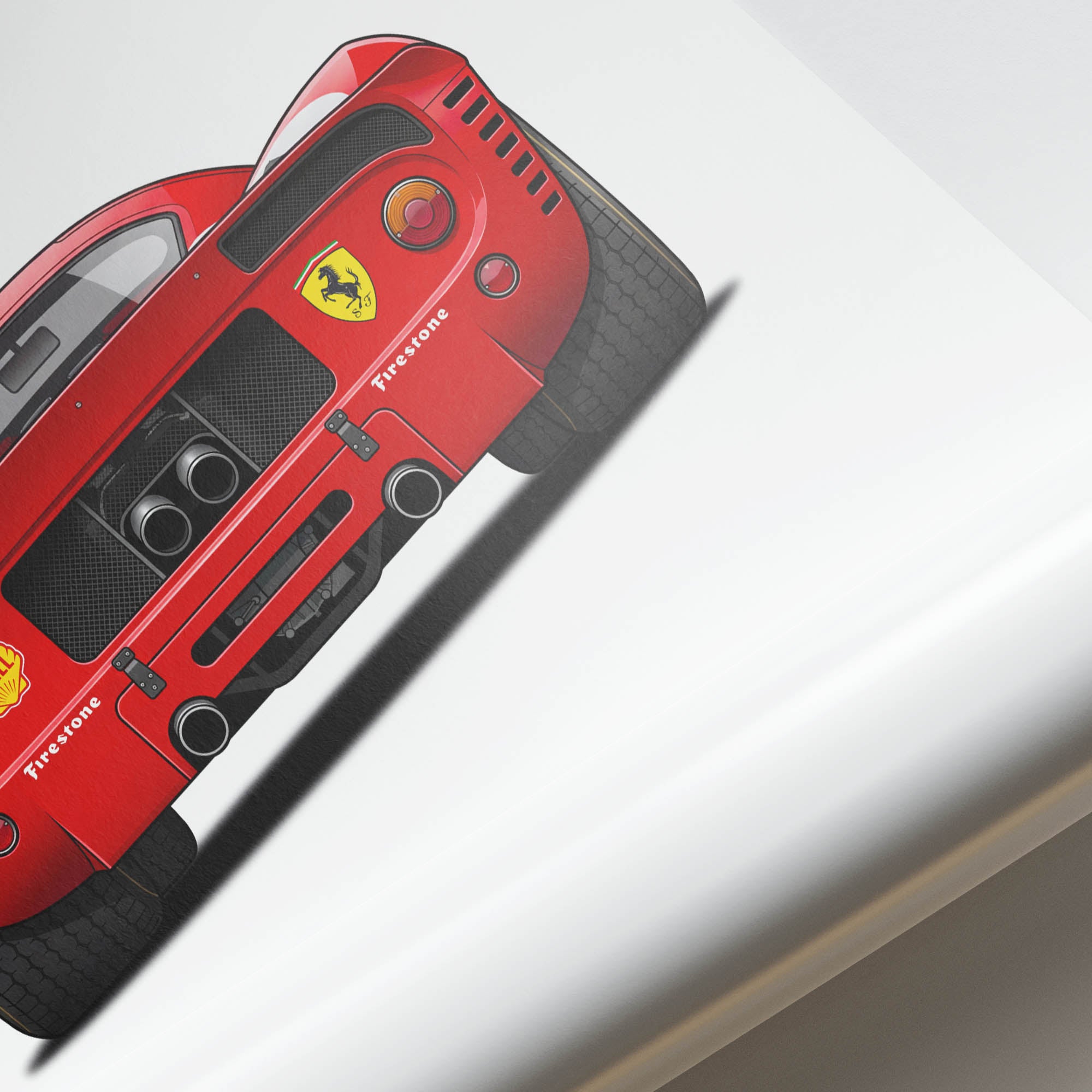 1967 Ferrari 330 P4 Scuderia Ferrari – Car Print