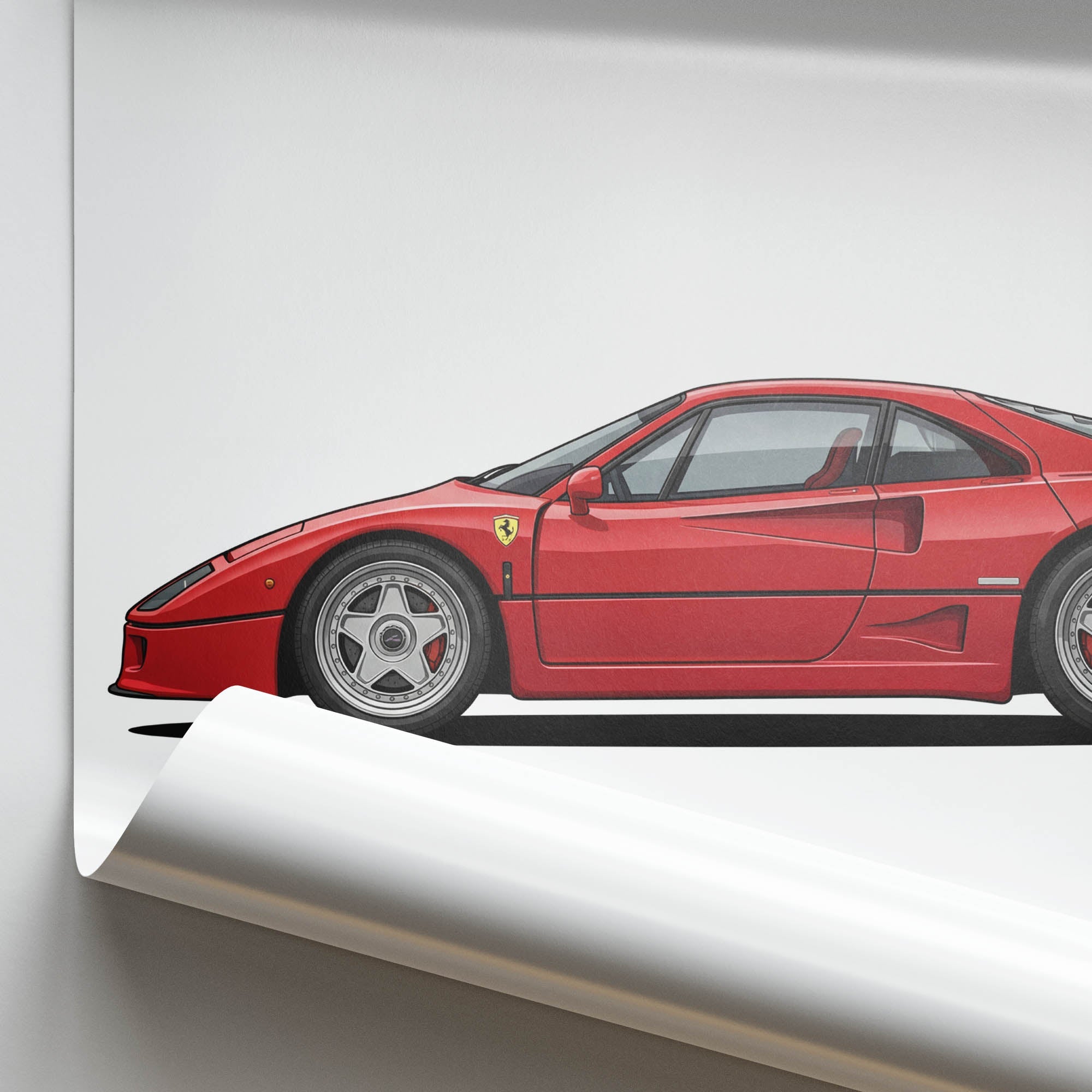 1987 Ferrari F40 – Car Print