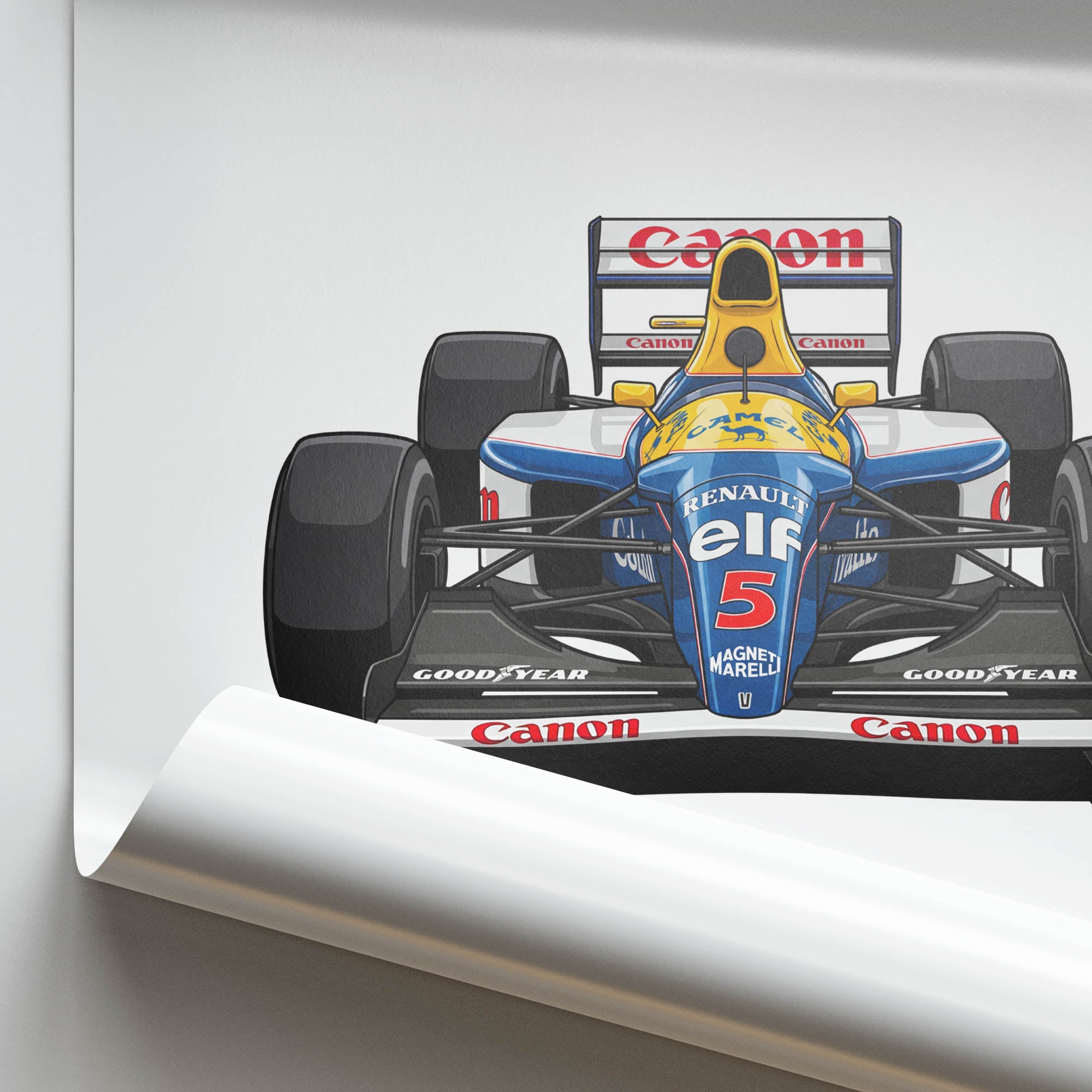 1992 Williams FW14B Nigel Mansell – Car Print