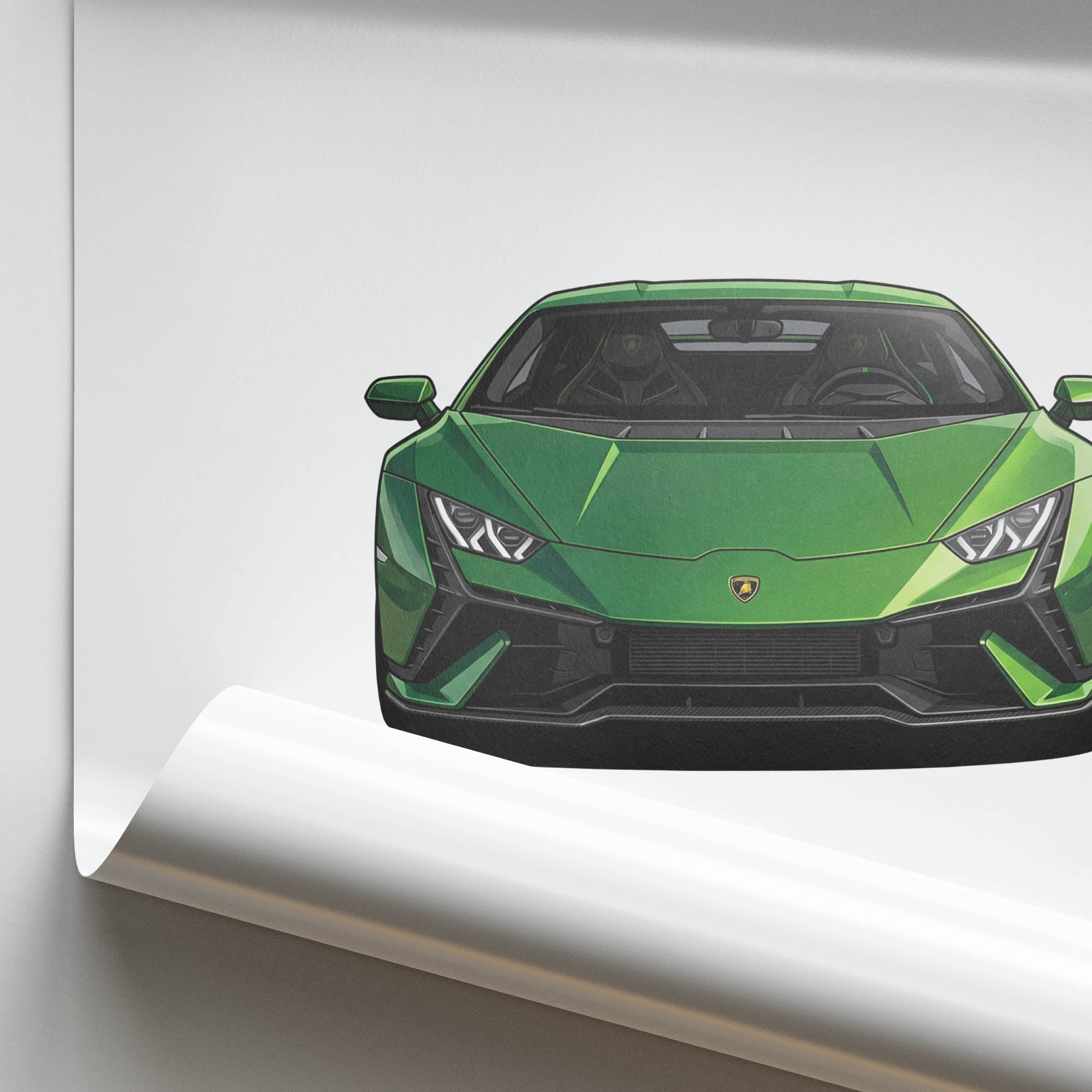 2022 Lamborghini Hurac N Tecnica – Car Print
