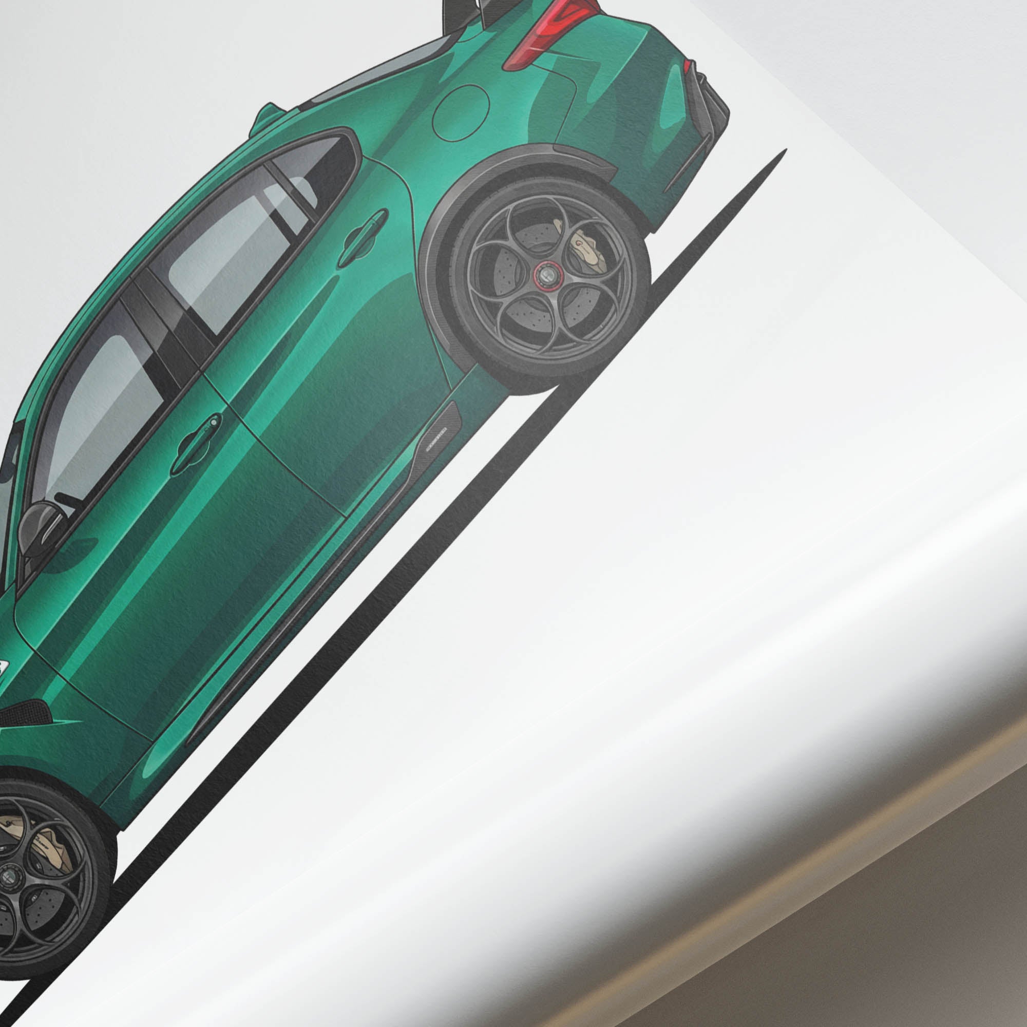 2020 Alfa Romeo Giulia Gtam Montreal – Car Print (Side)