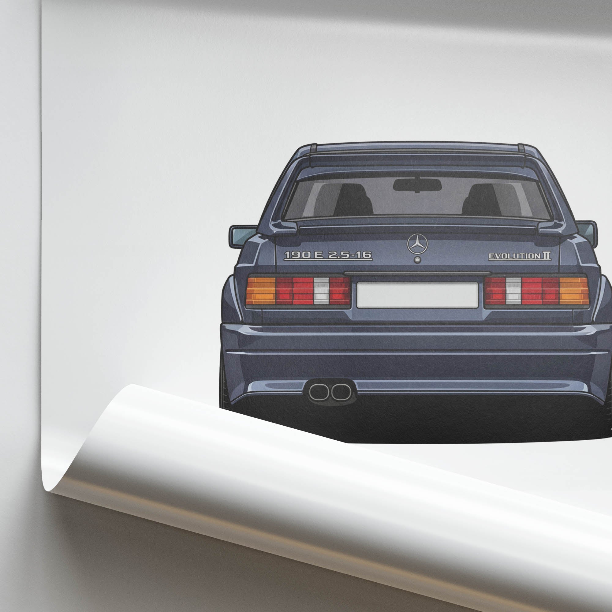 1990 Mercedes-Benz 190E 2 5 16 Evolution II – Car Print