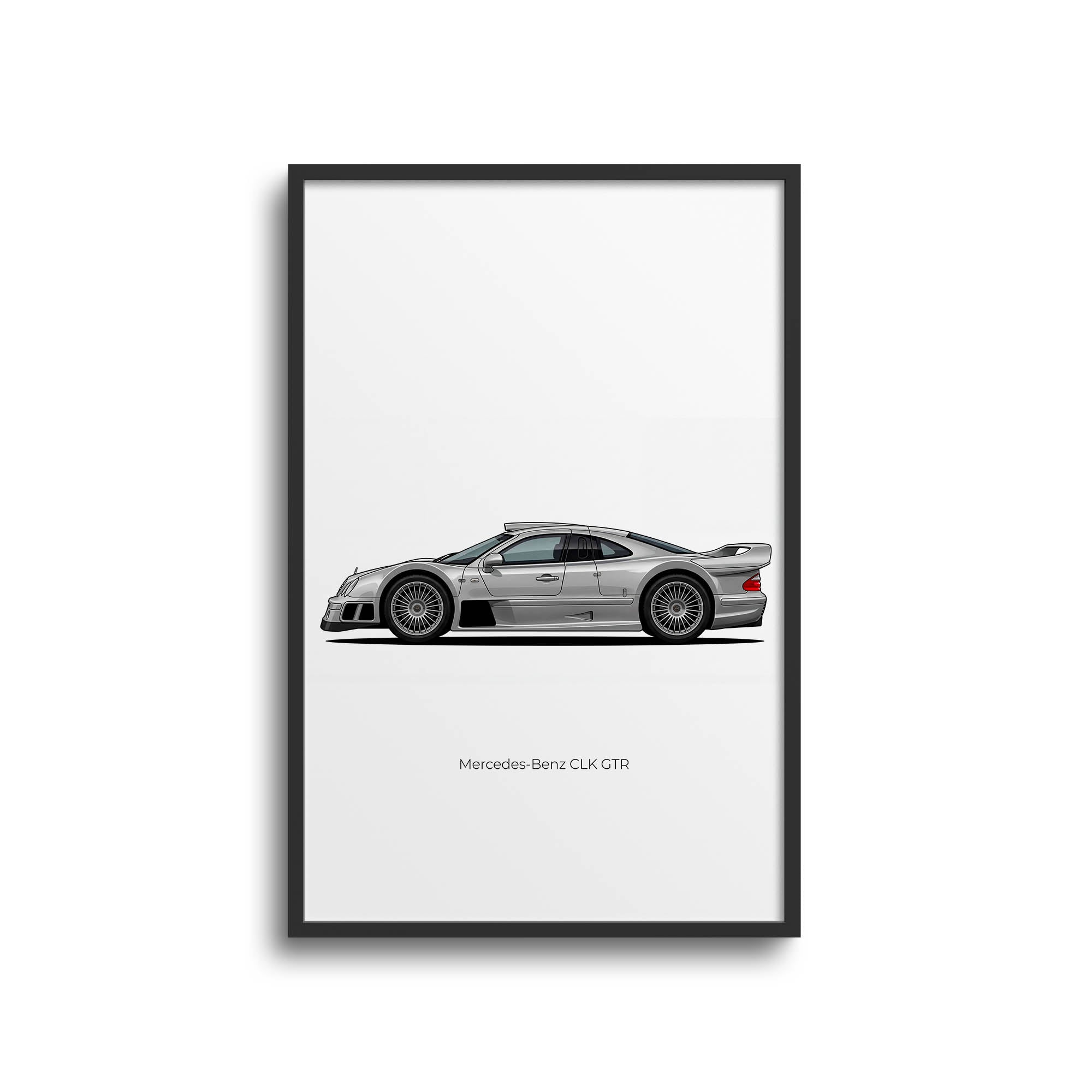 1998 Mercedes-Benz CLK GTR – Car Print (Side)