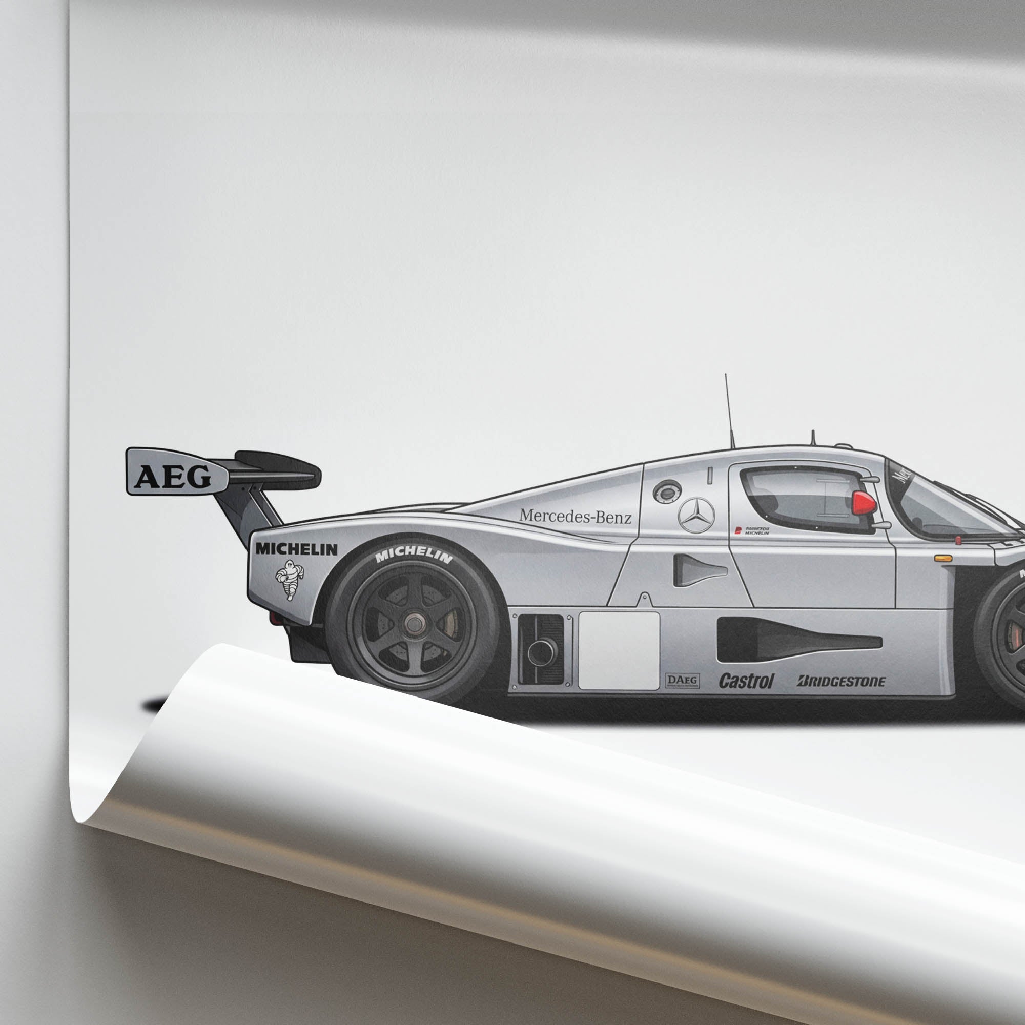 1989 Sauber Mercedes C9 – Car Print