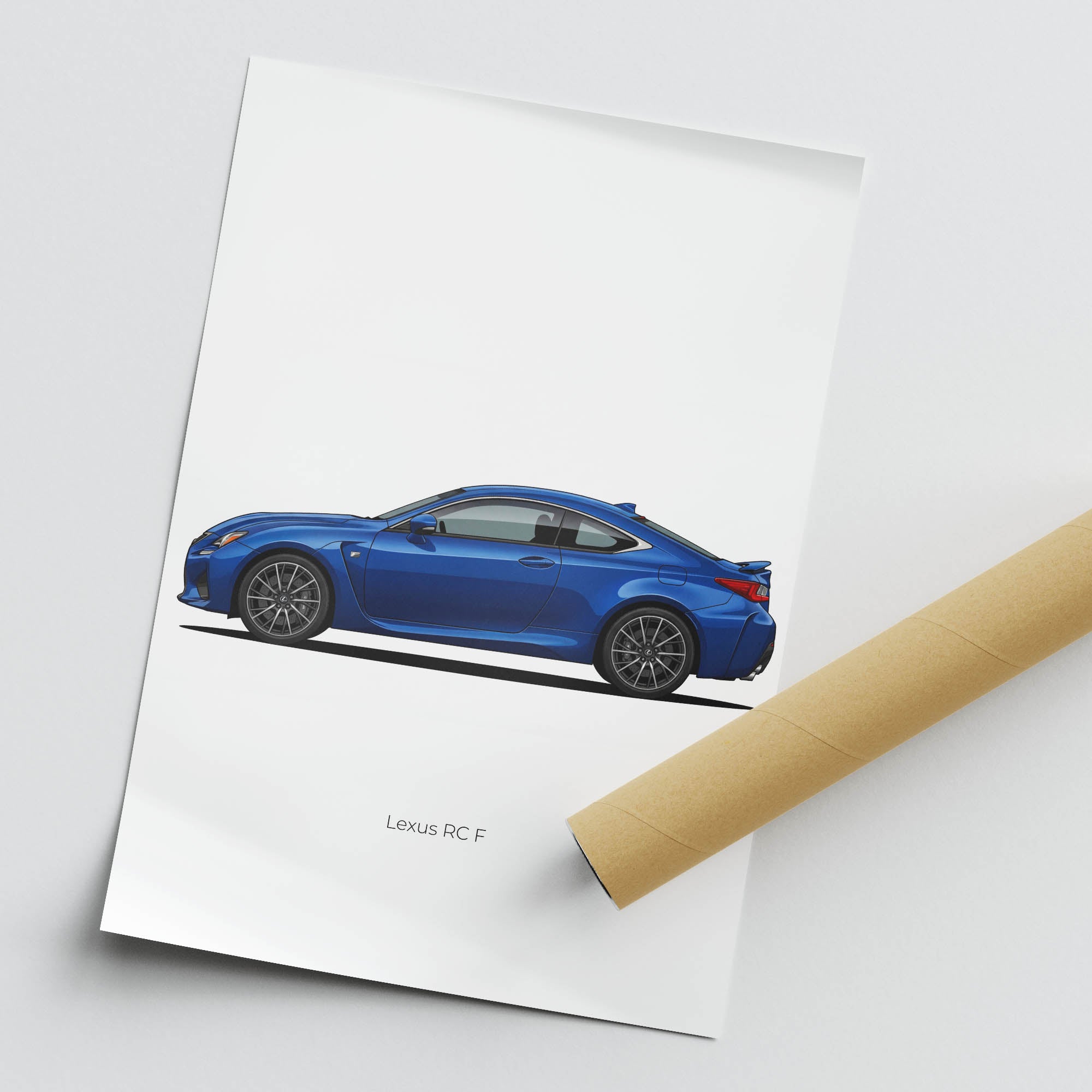2015 Lexus Rc F Ultrasonic – Car Print