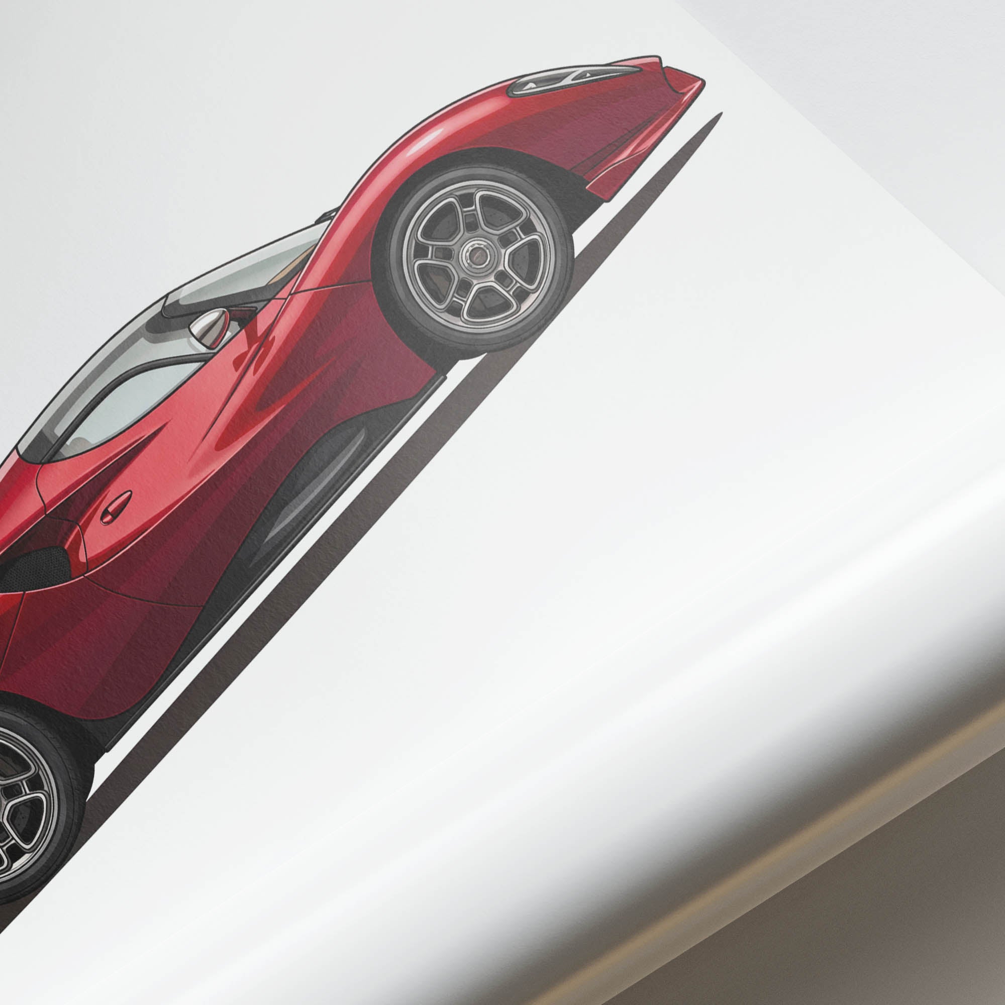 2023 De Tomaso P72 – Car Print (Side)