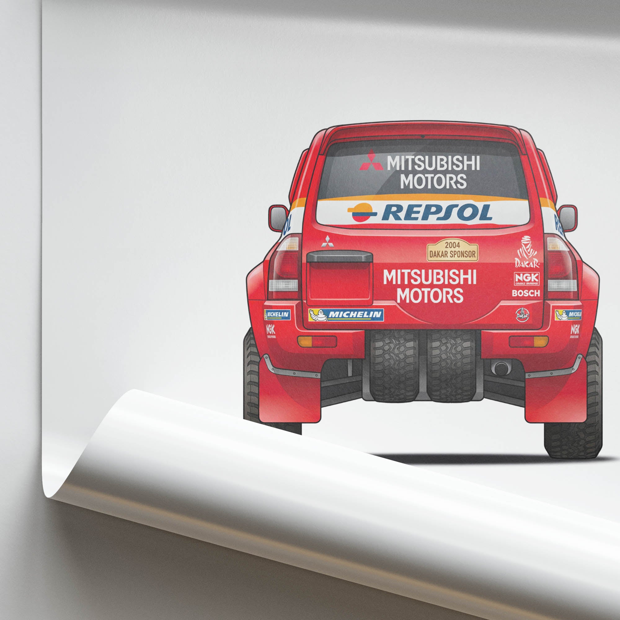 2004 Mitsubishi Pajero Evolution St Phane – Car Print