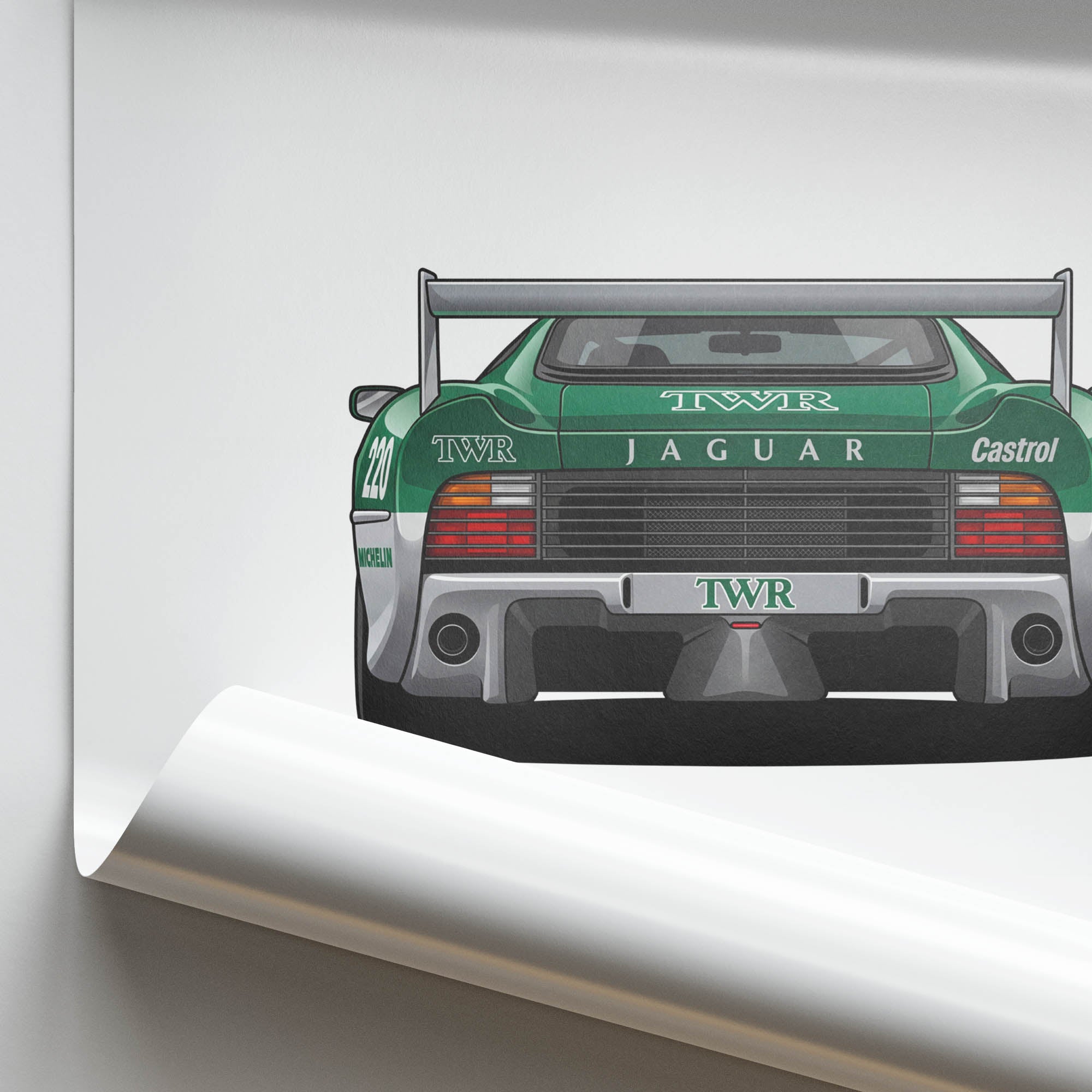 1993 Jaguar XJ220C Twr – Car Print