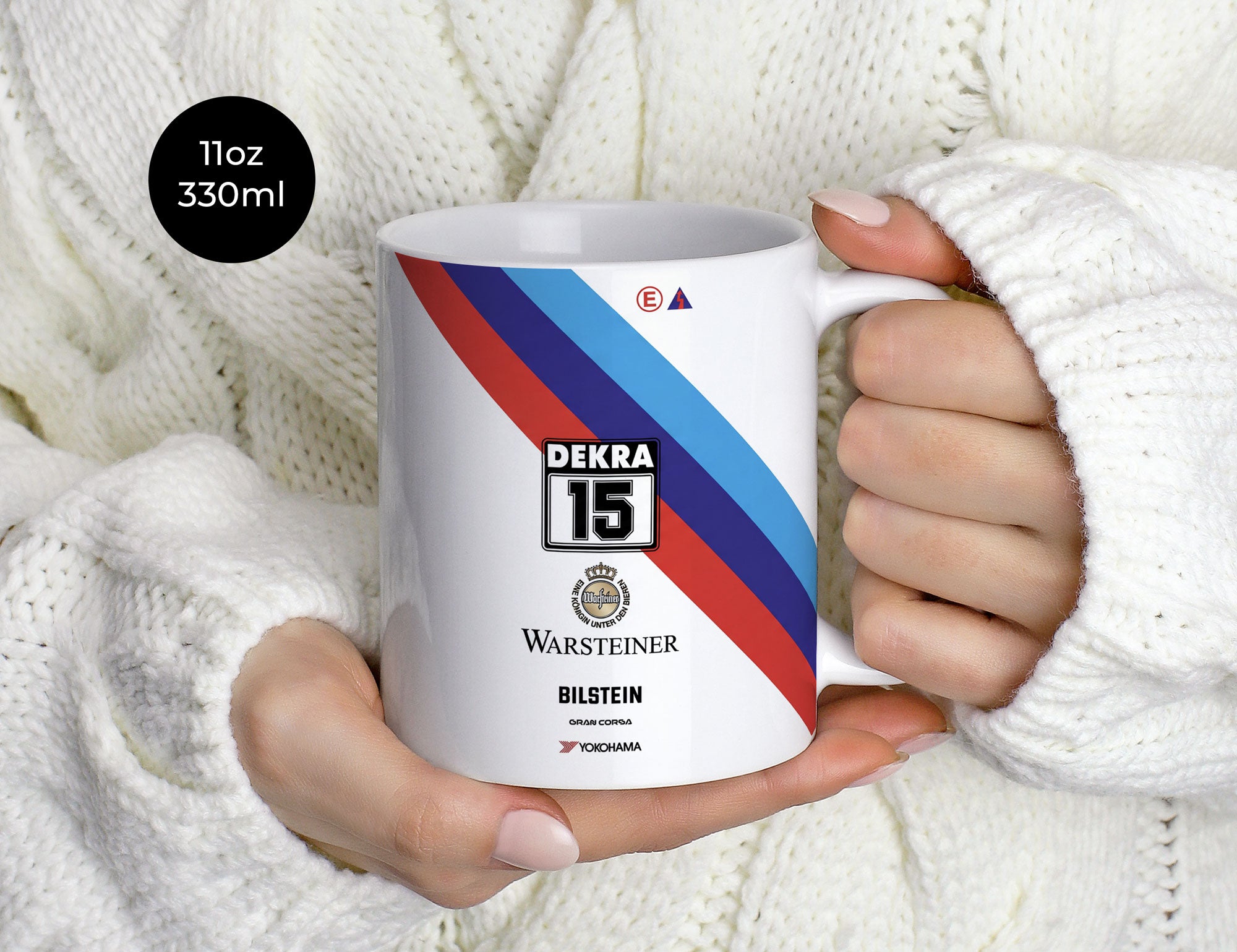 M3 E30 1989 Mug – Classic BMW Racing Ceramic Coffee Cup for Enthusiasts