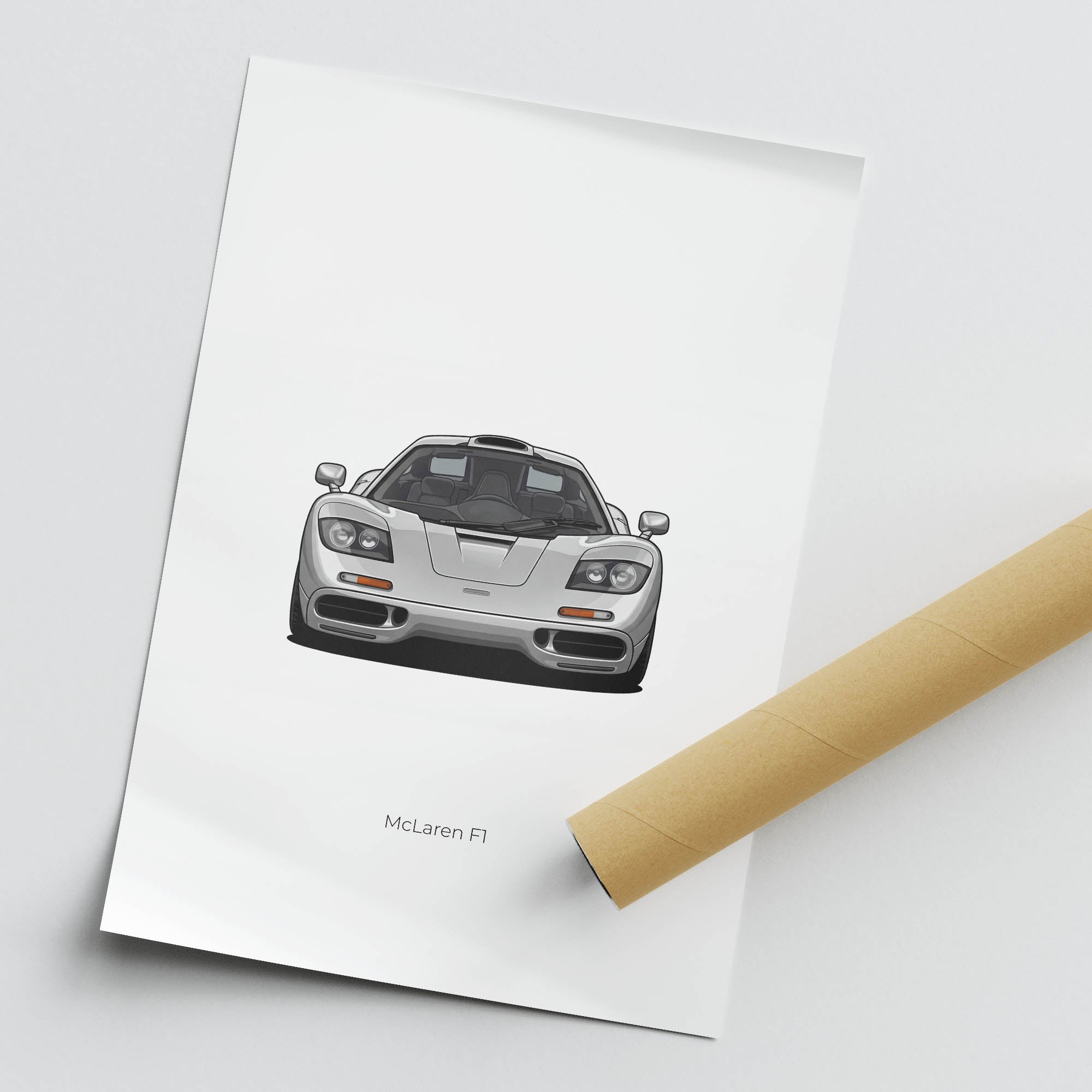 1994 McLaren Magnesium – Car Print (Front)