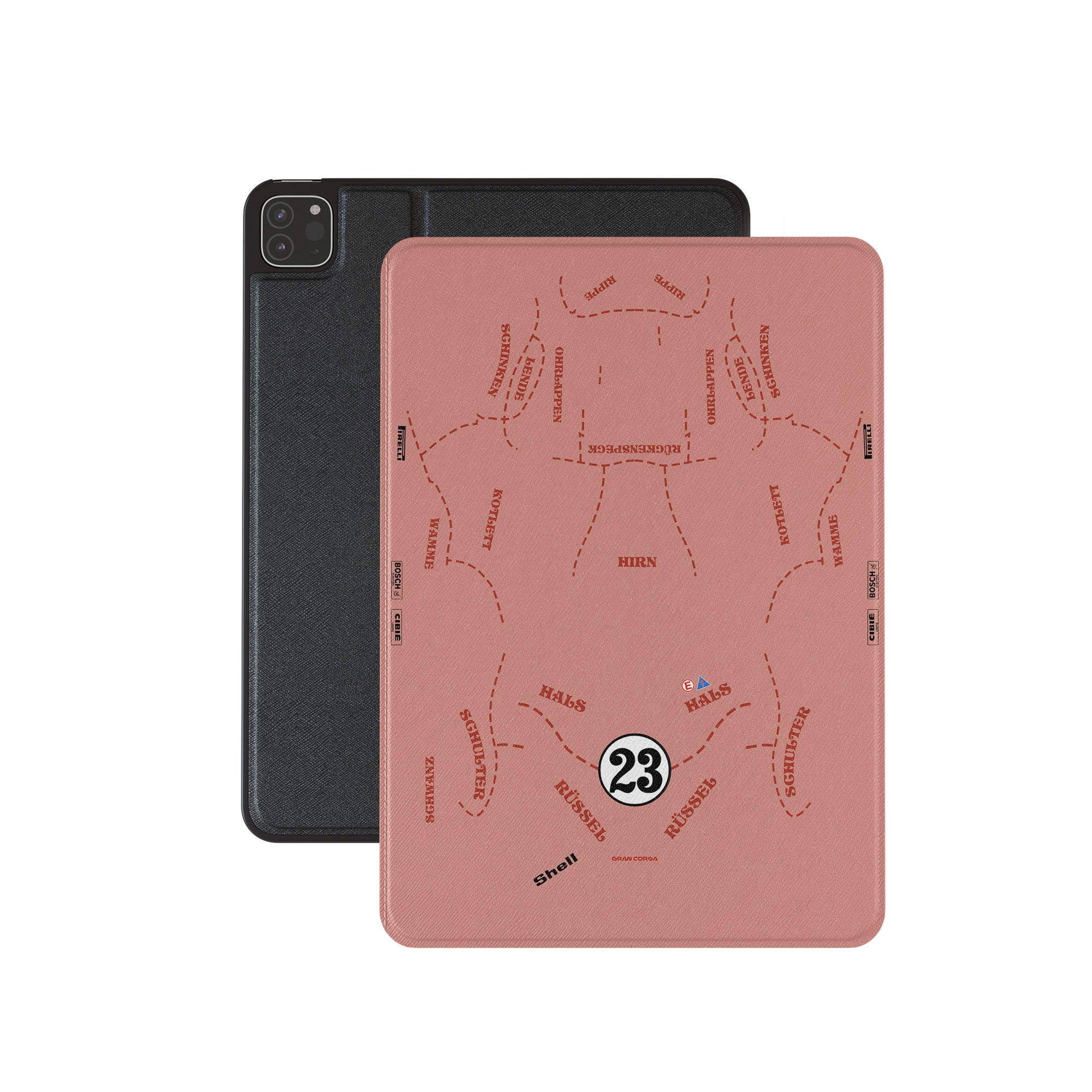 Porsche iPad Case – 1971 917/20 Pink Pig Le Mans Racing Design Cover