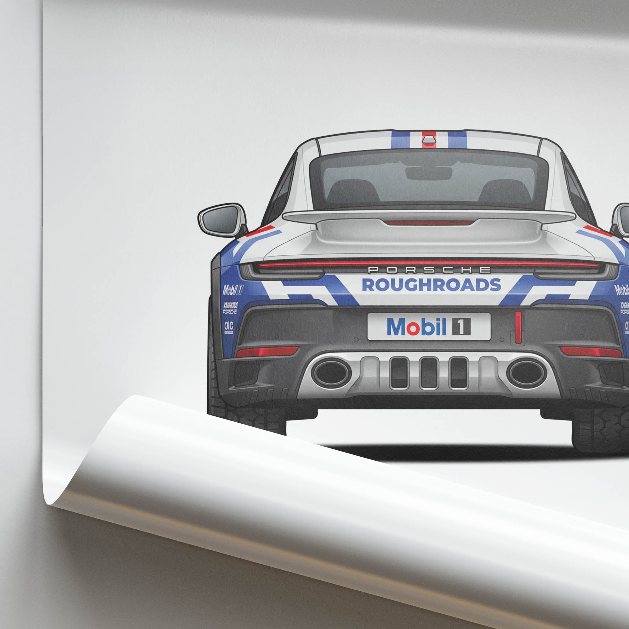 2024 Porsche 911 Roughroads – Car Print