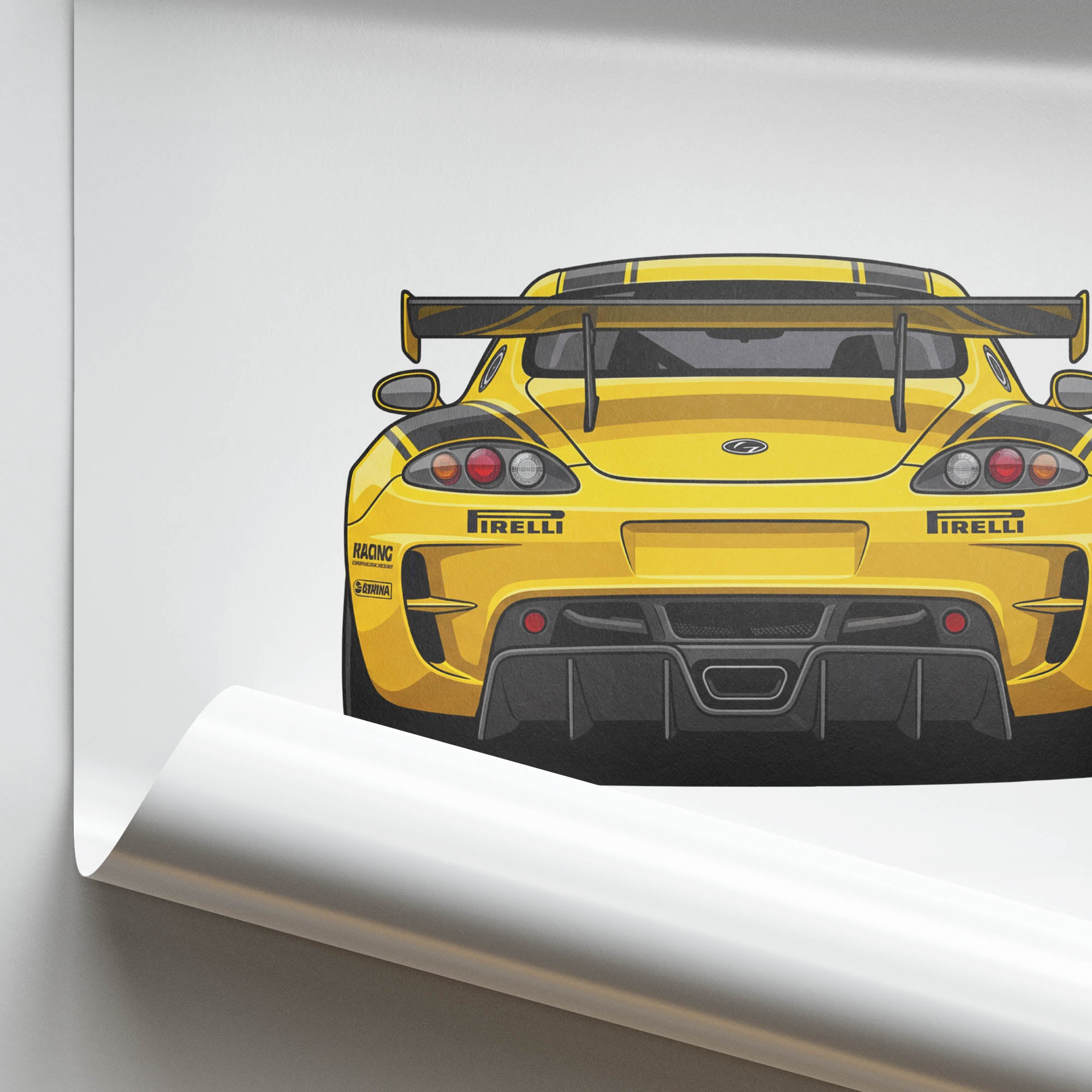 2000 Gillet Vertigo Belgian – Car Print