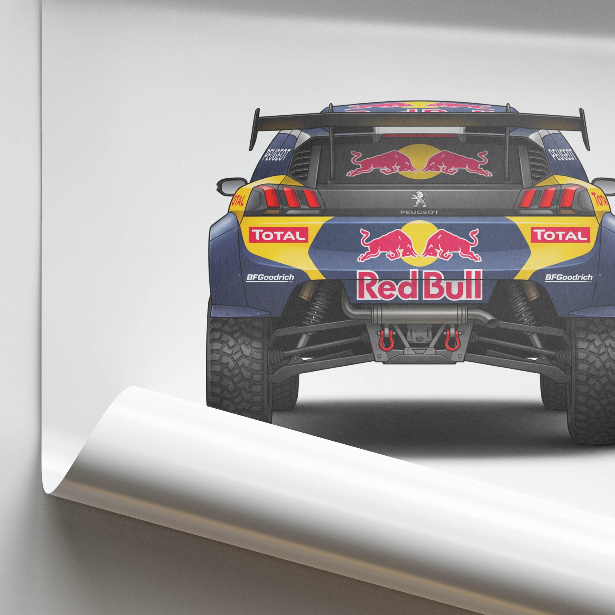 2016 Peugeot 2008 DKR St Phane Peterhansel – Car Print
