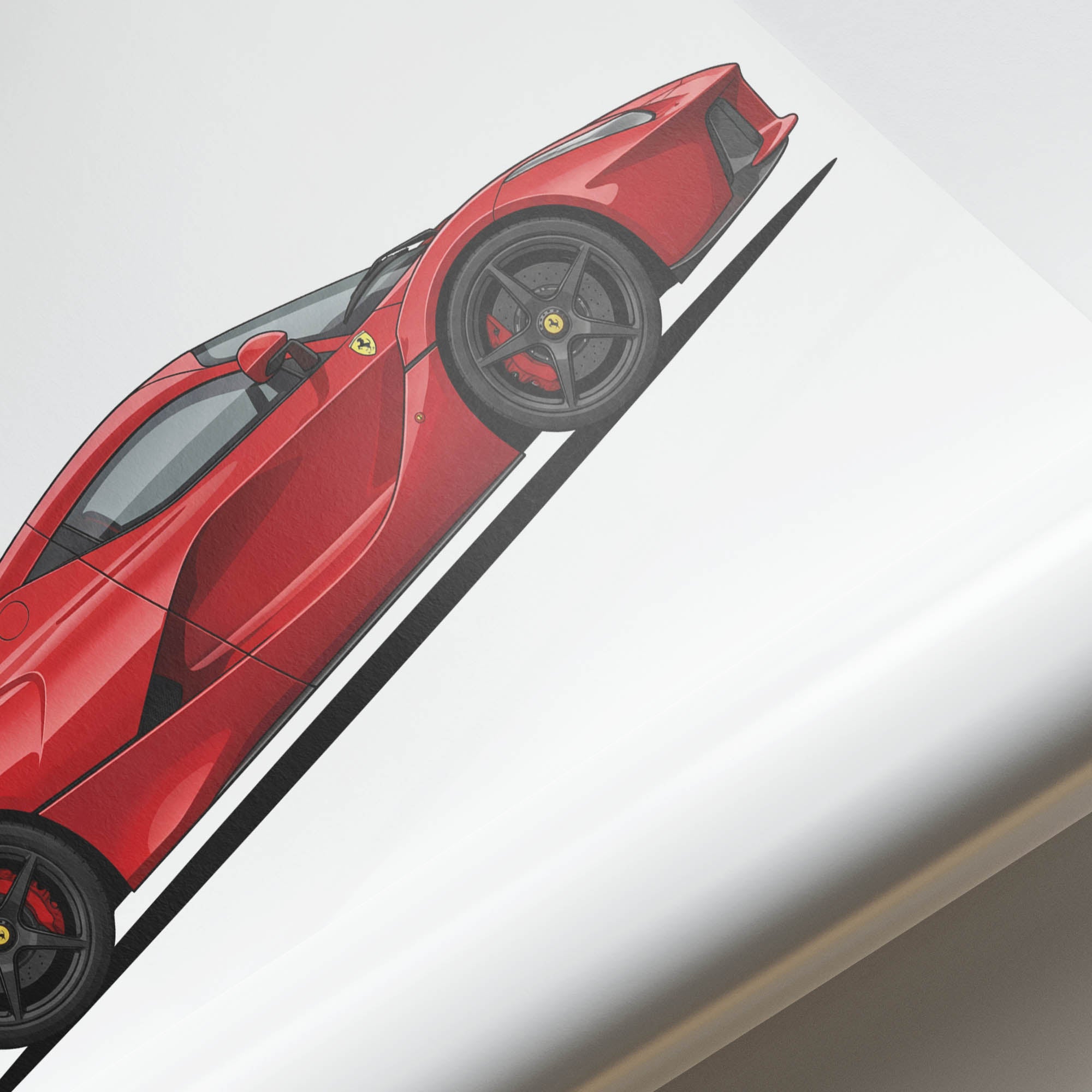 2013 Ferrari Laferrari – Car Print (Side)