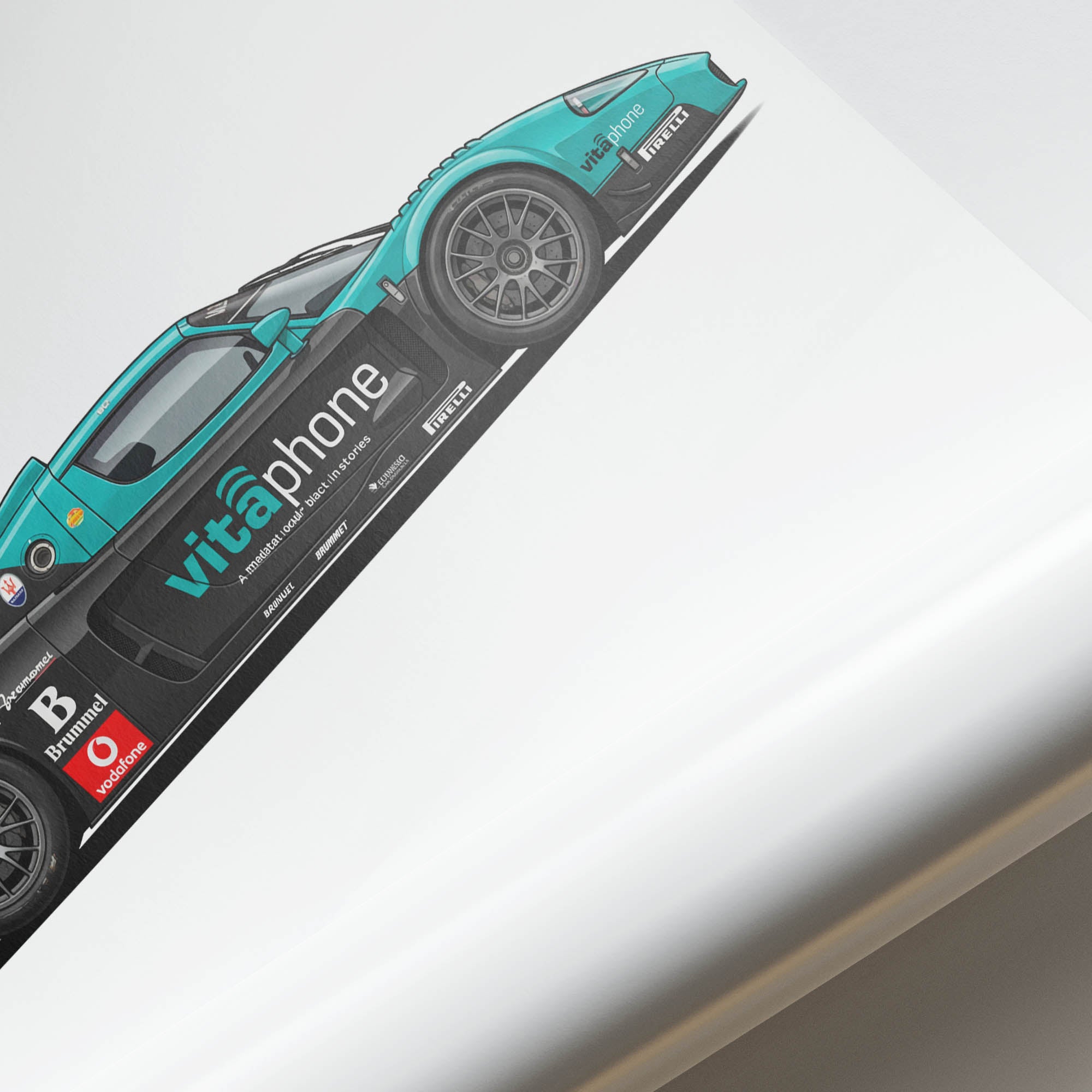 2005 Maserati MC12 GT1 Vitaphone – Car Print